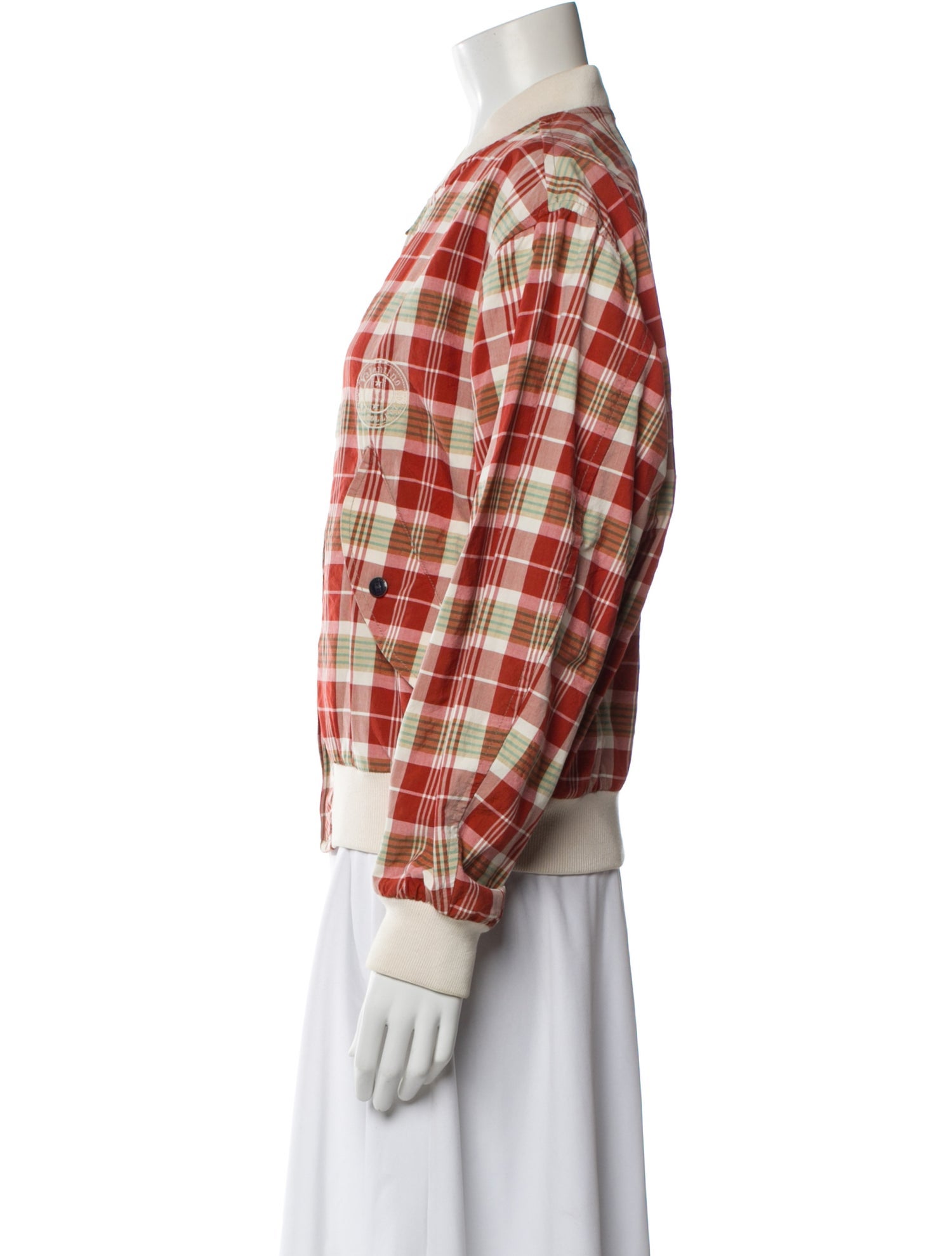 Valentino Vintage Linen Bomber Jacket