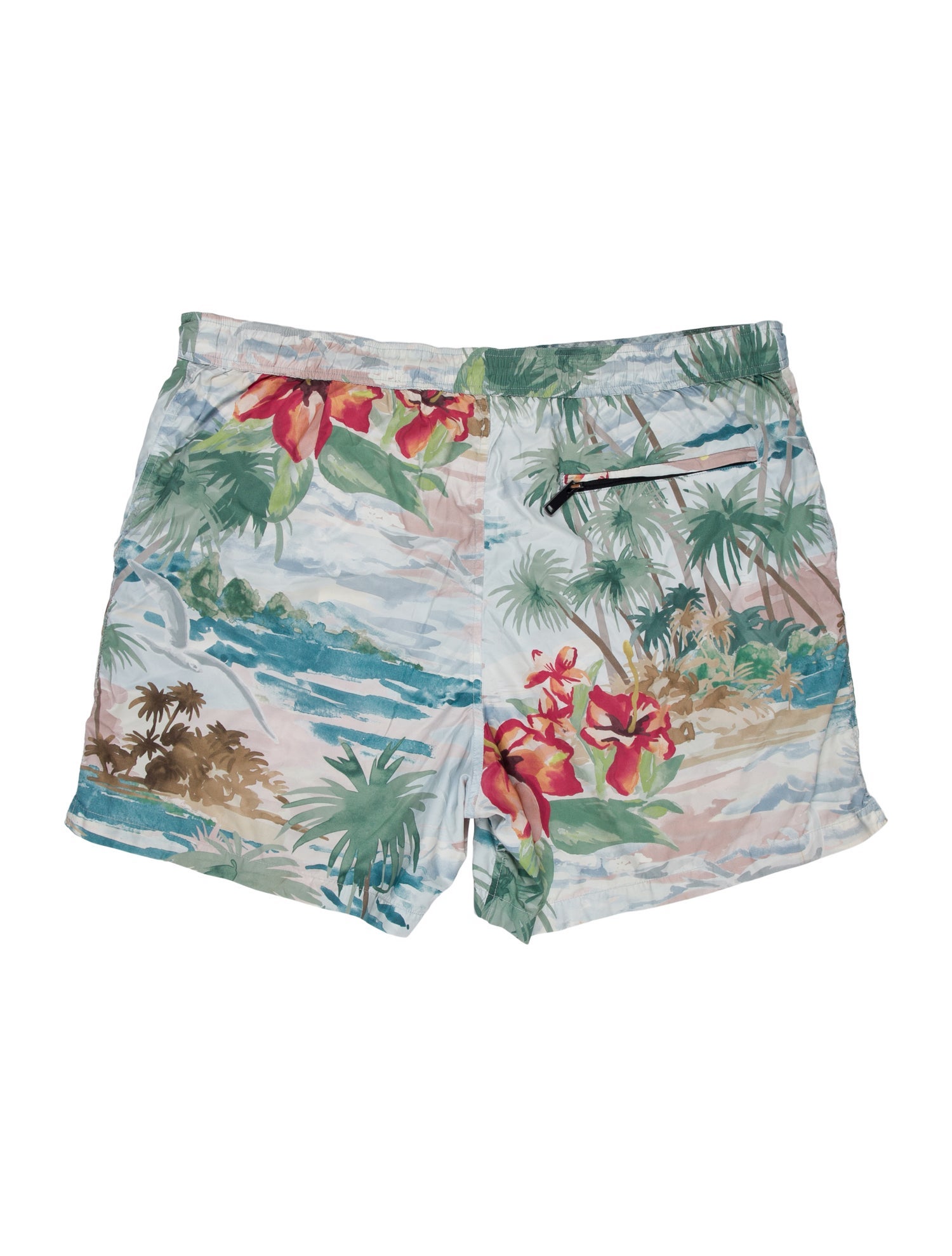 Valentino Floral Print Swim Trunks