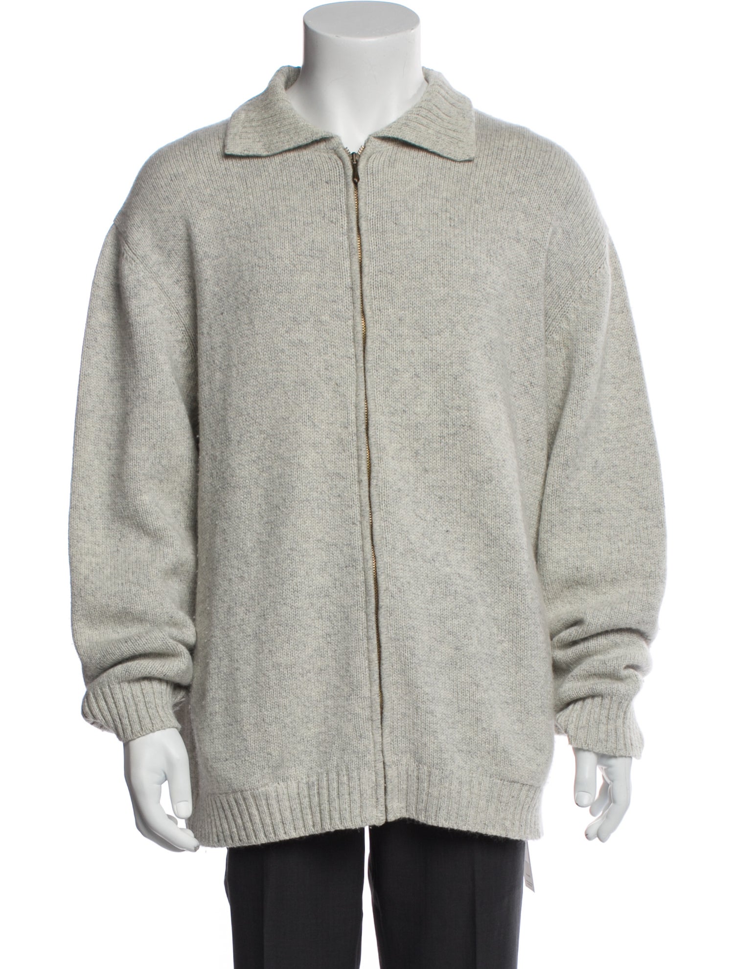 Valentino Mock Neck Long Sleeve Cardigan