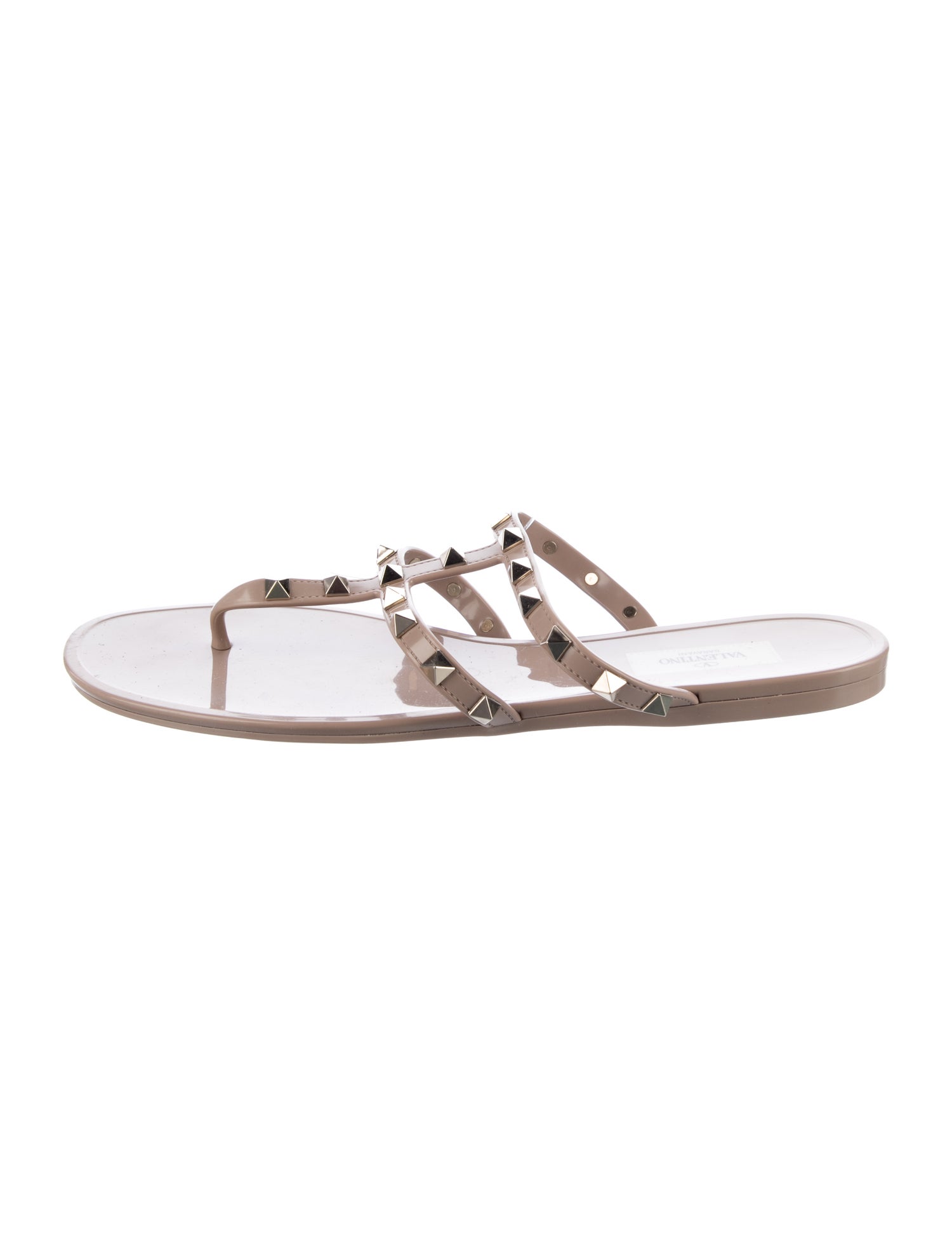 Valentino Rockstud Accents PVC Slides