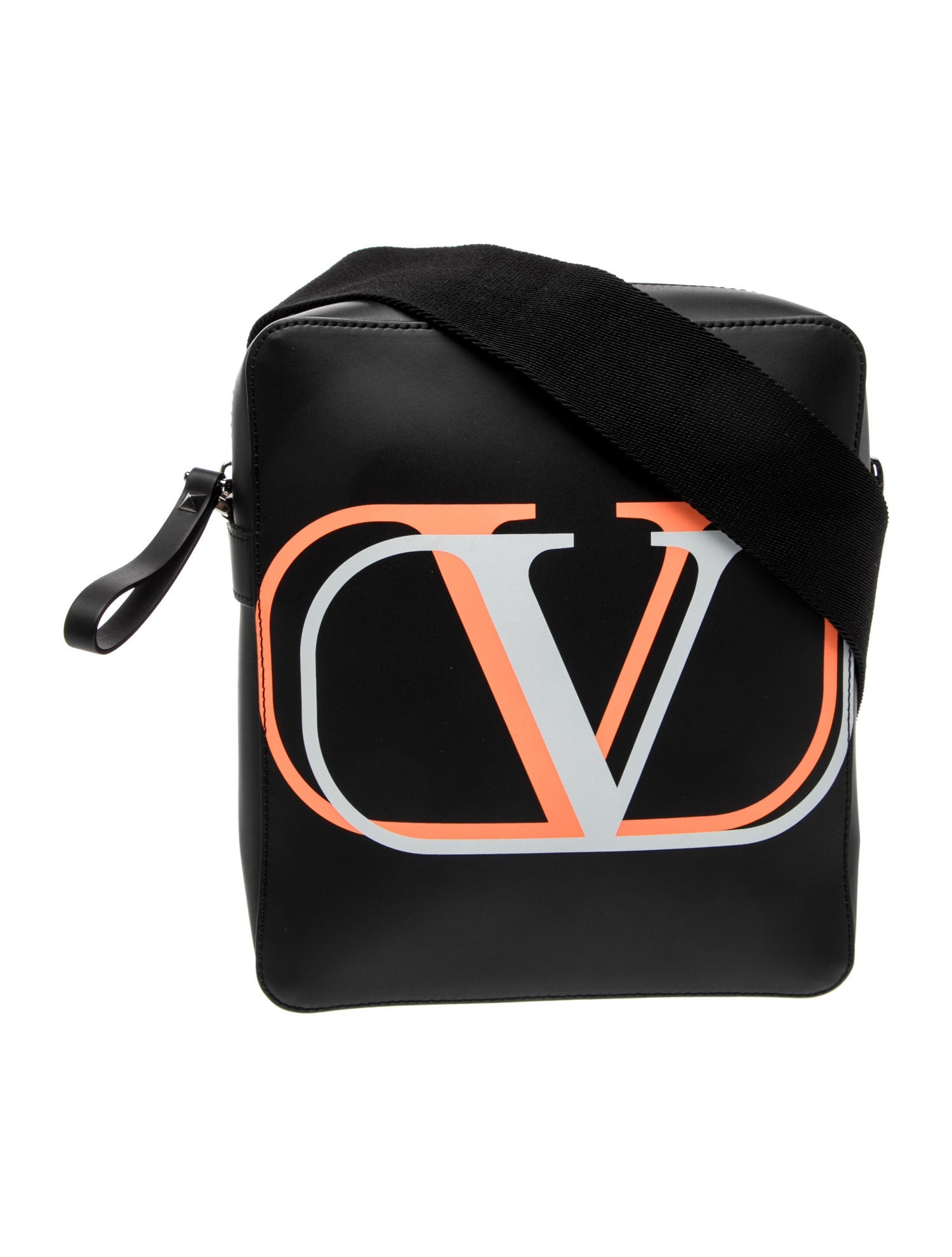 Valentino Leather Messenger Bag