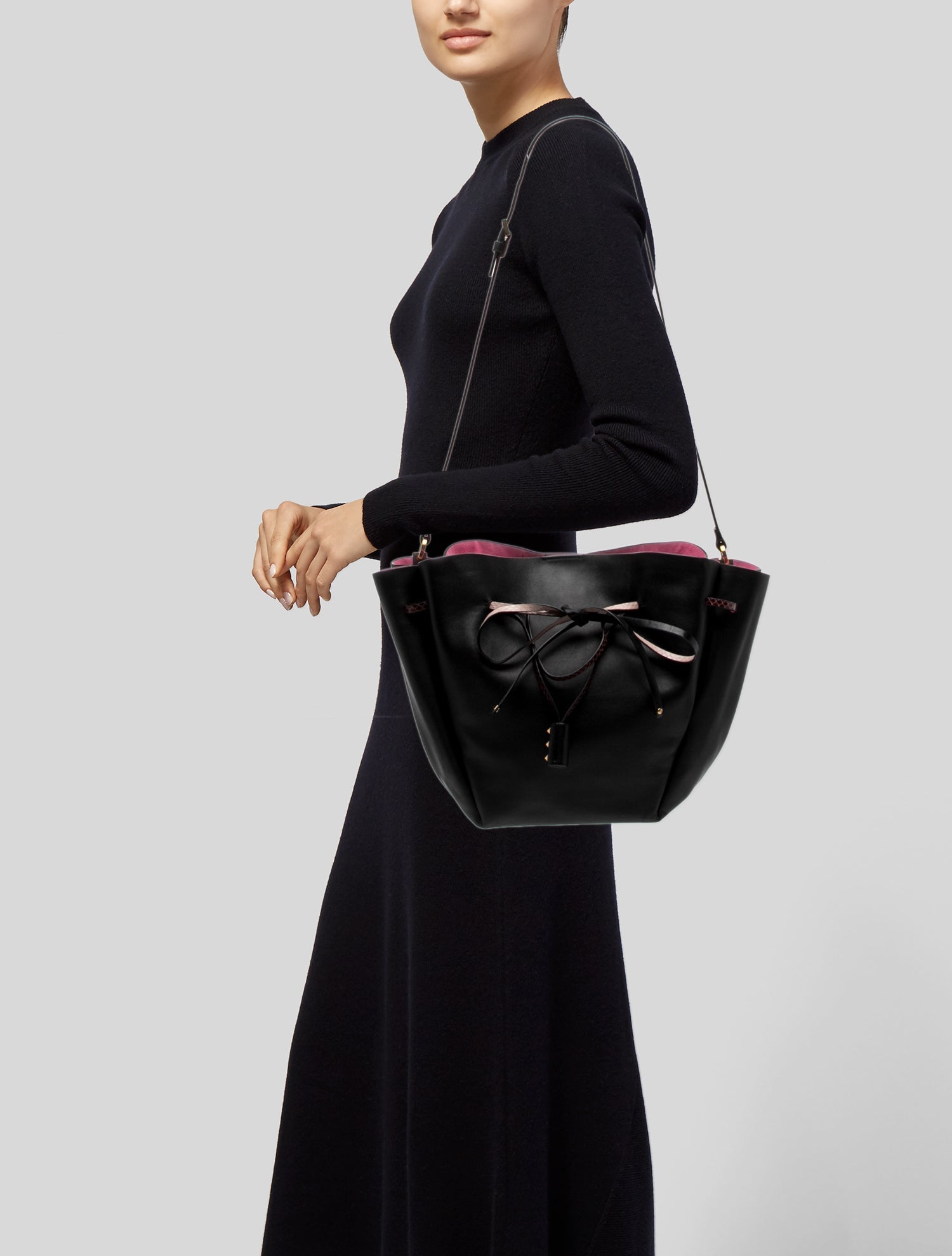 Valentino Vlogo Bucket Bag