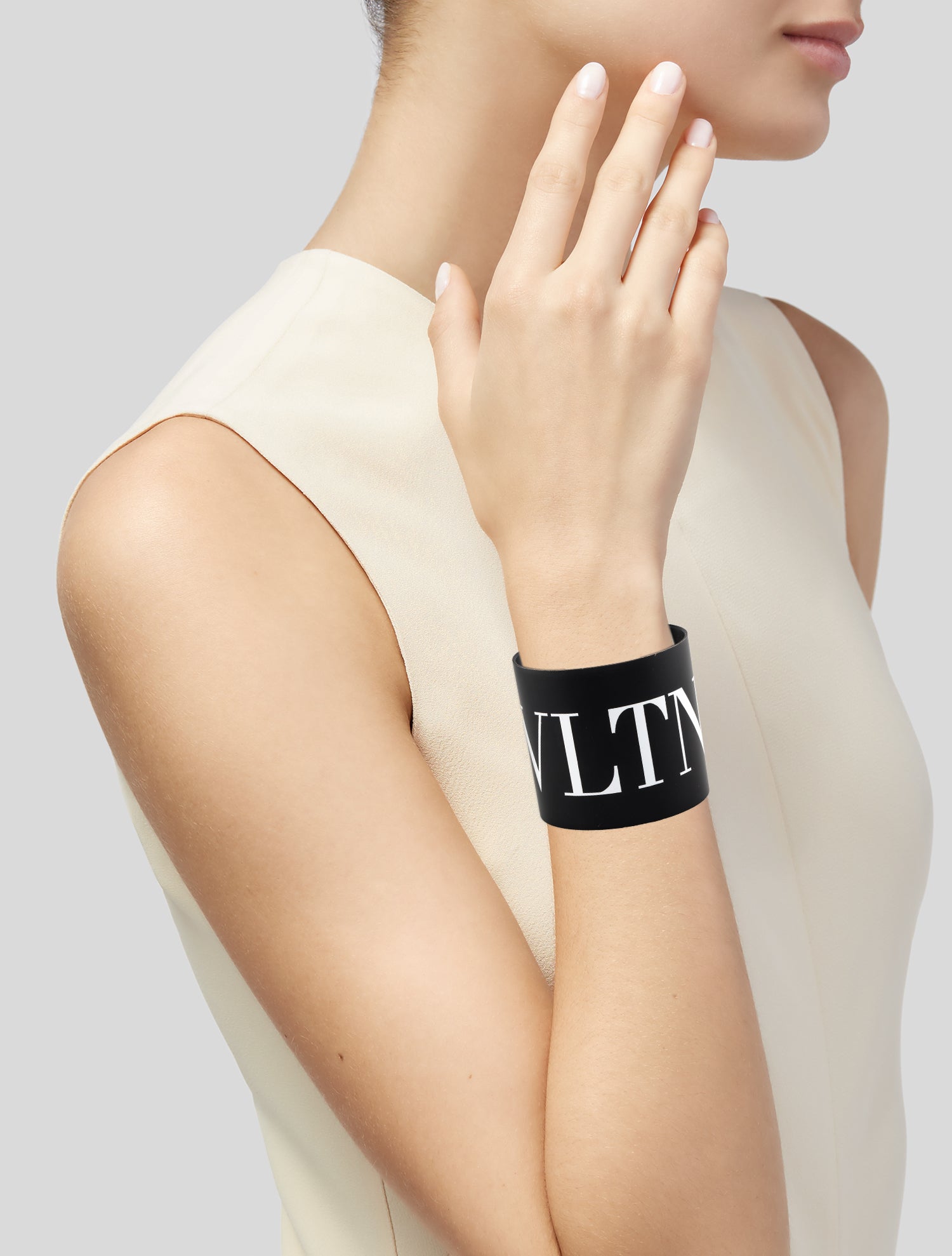 Valentino Enamel VLTN Cuff Bracelet