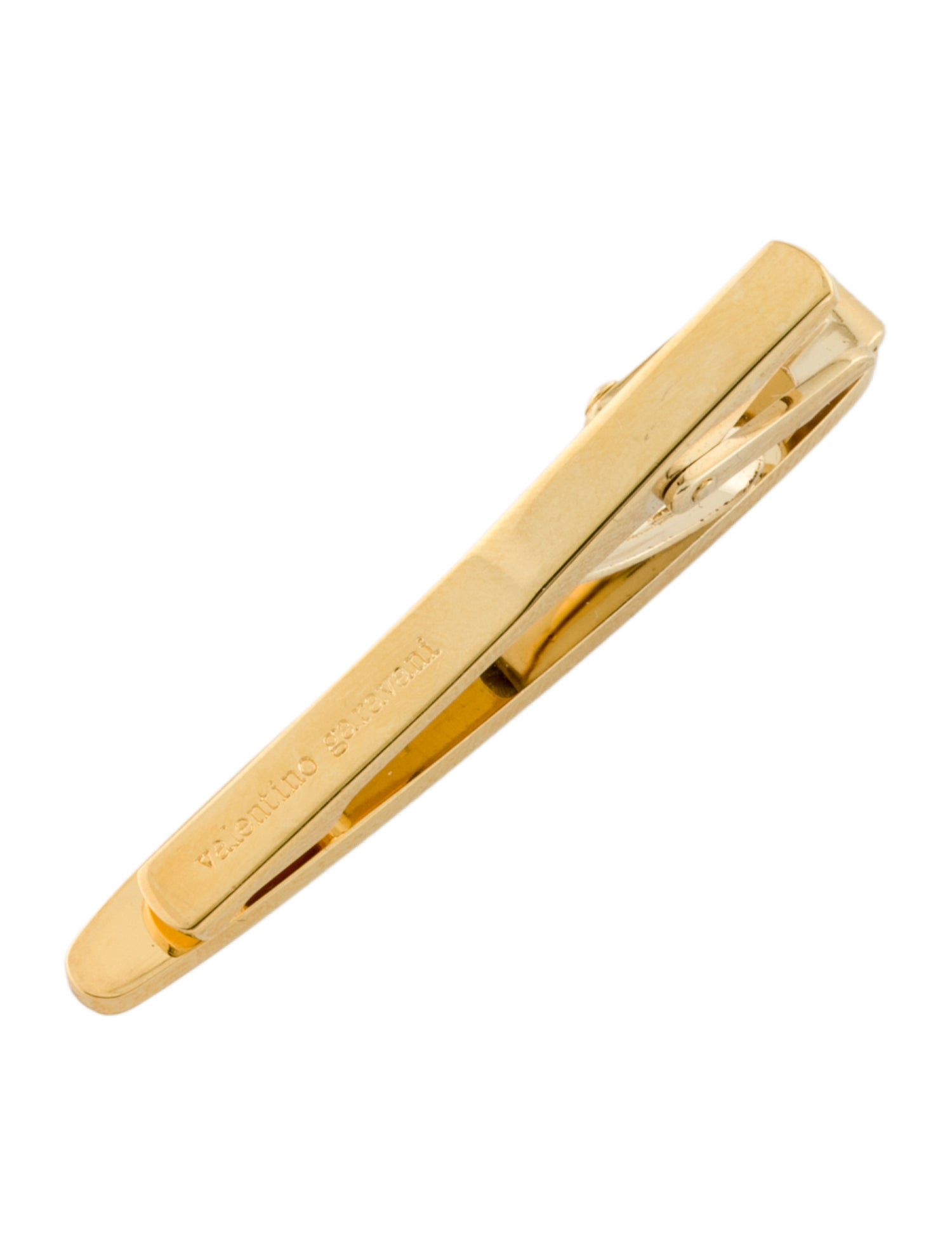 Valentino Two-Tone Mother Of Pearl Tie Clip