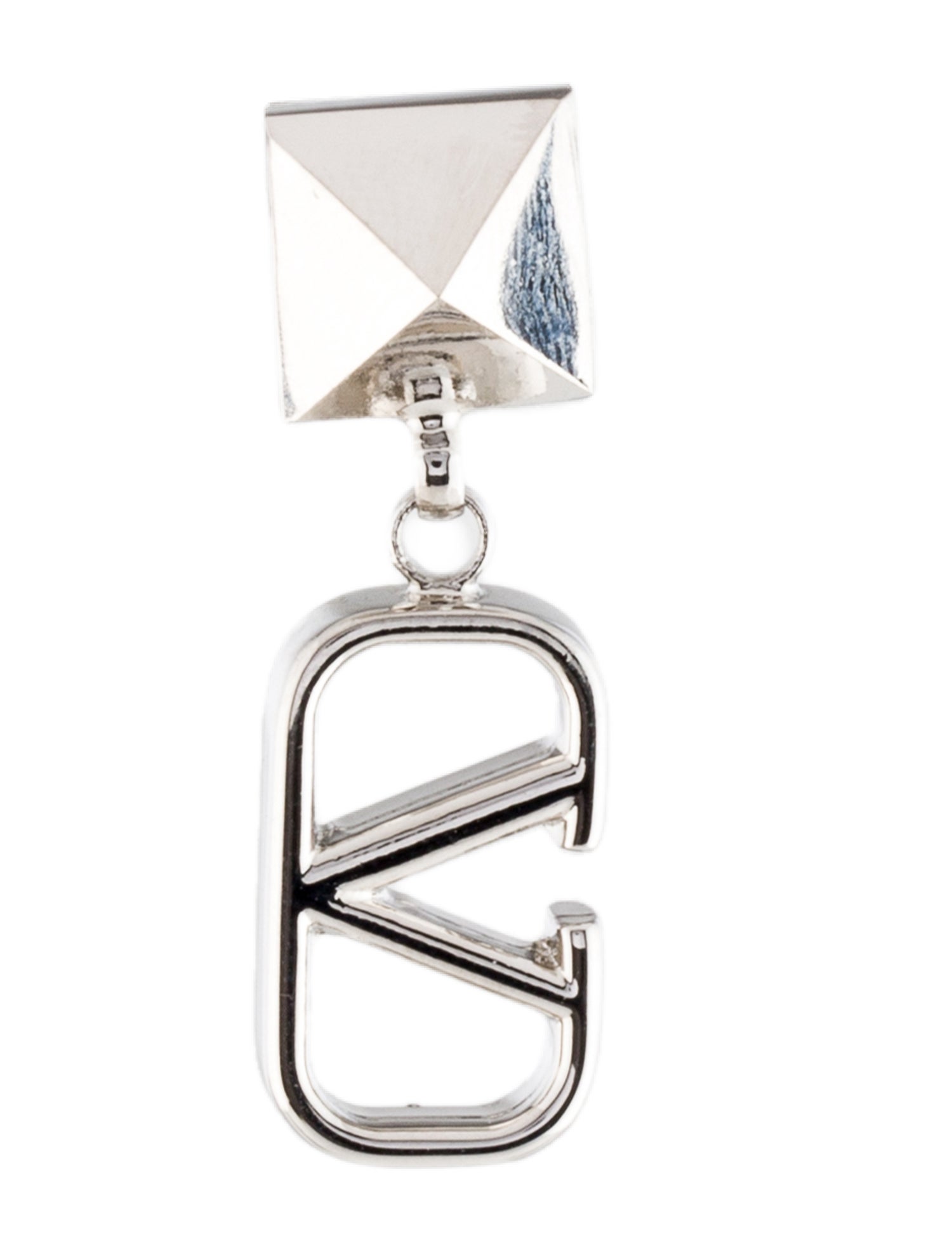 Valentino Rockstud & V Logo Mono Single Earring