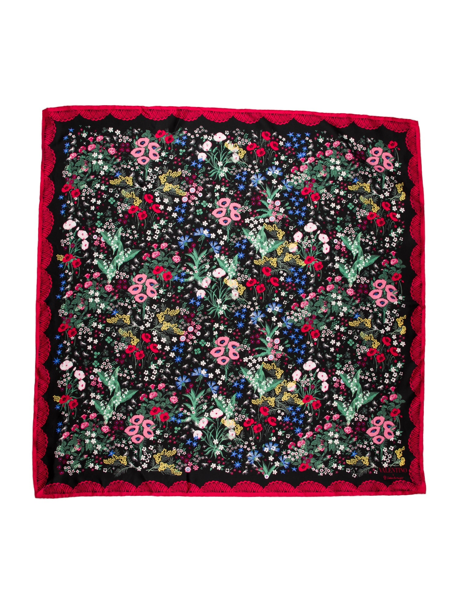 Valentino Silk Printed Scarf