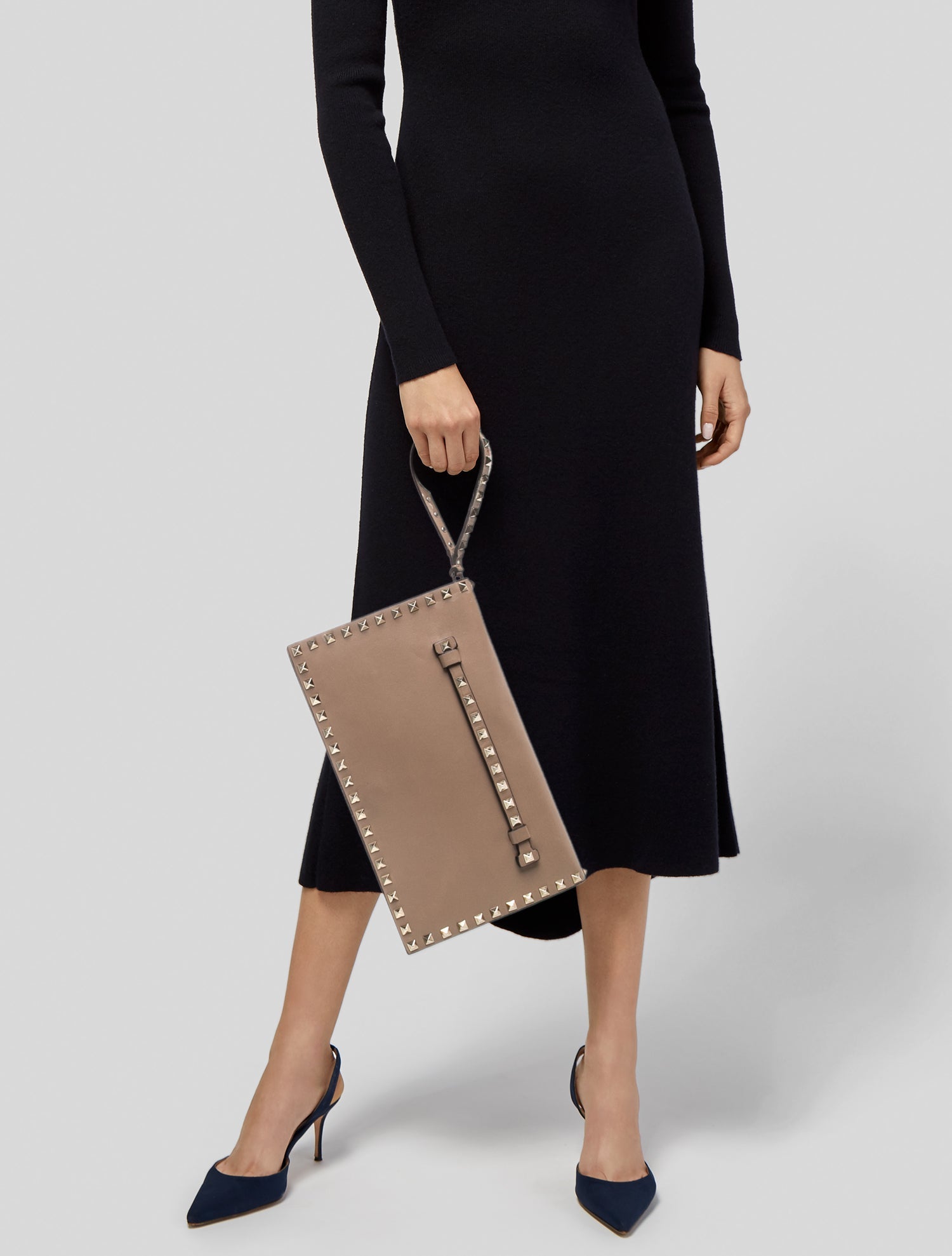 Valentino Rockstud Clutch