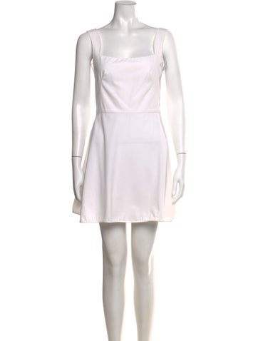 Pre-owned Rhea Costa One-shoulder Mini Dress In Pink