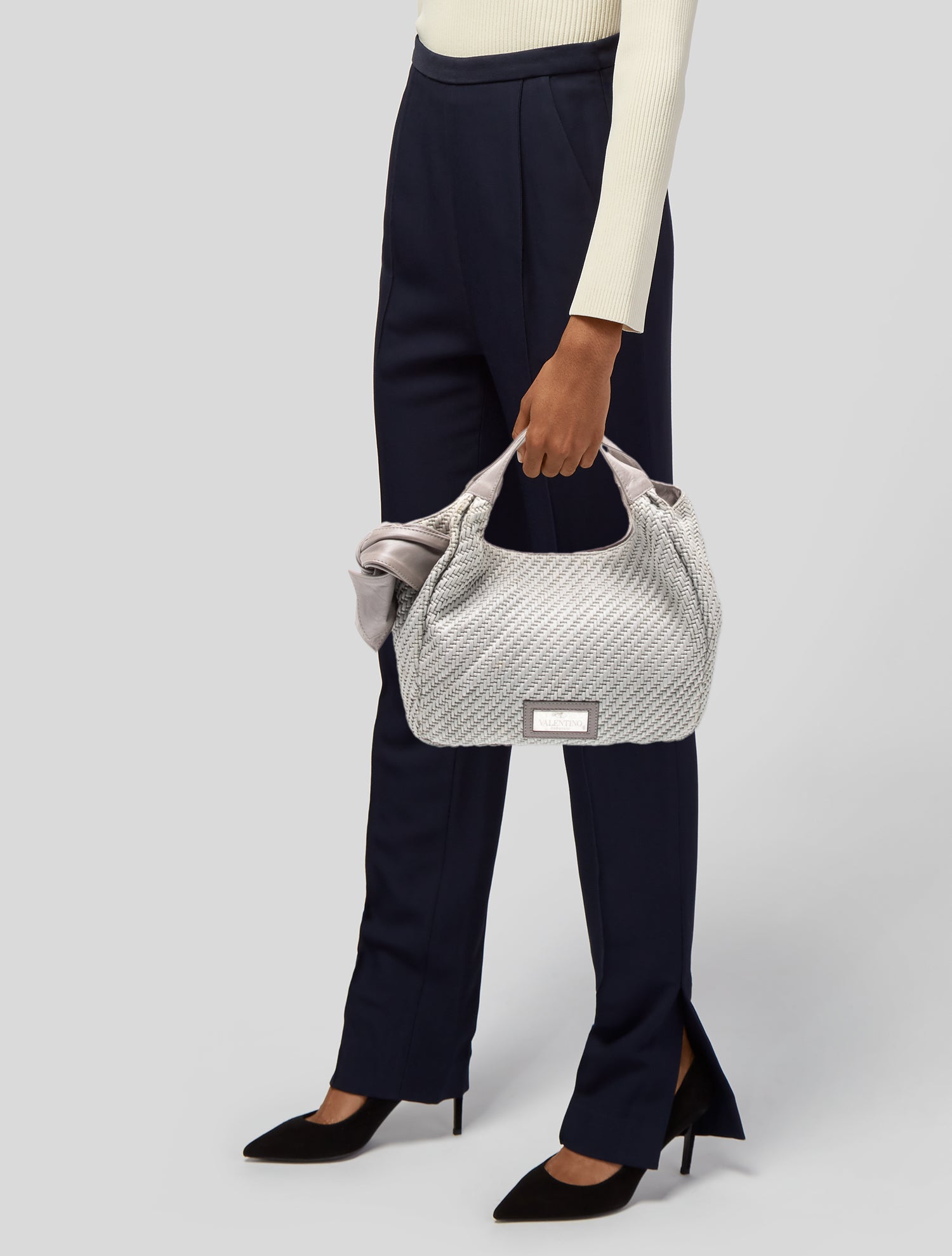 Valentino Raffia Hobo