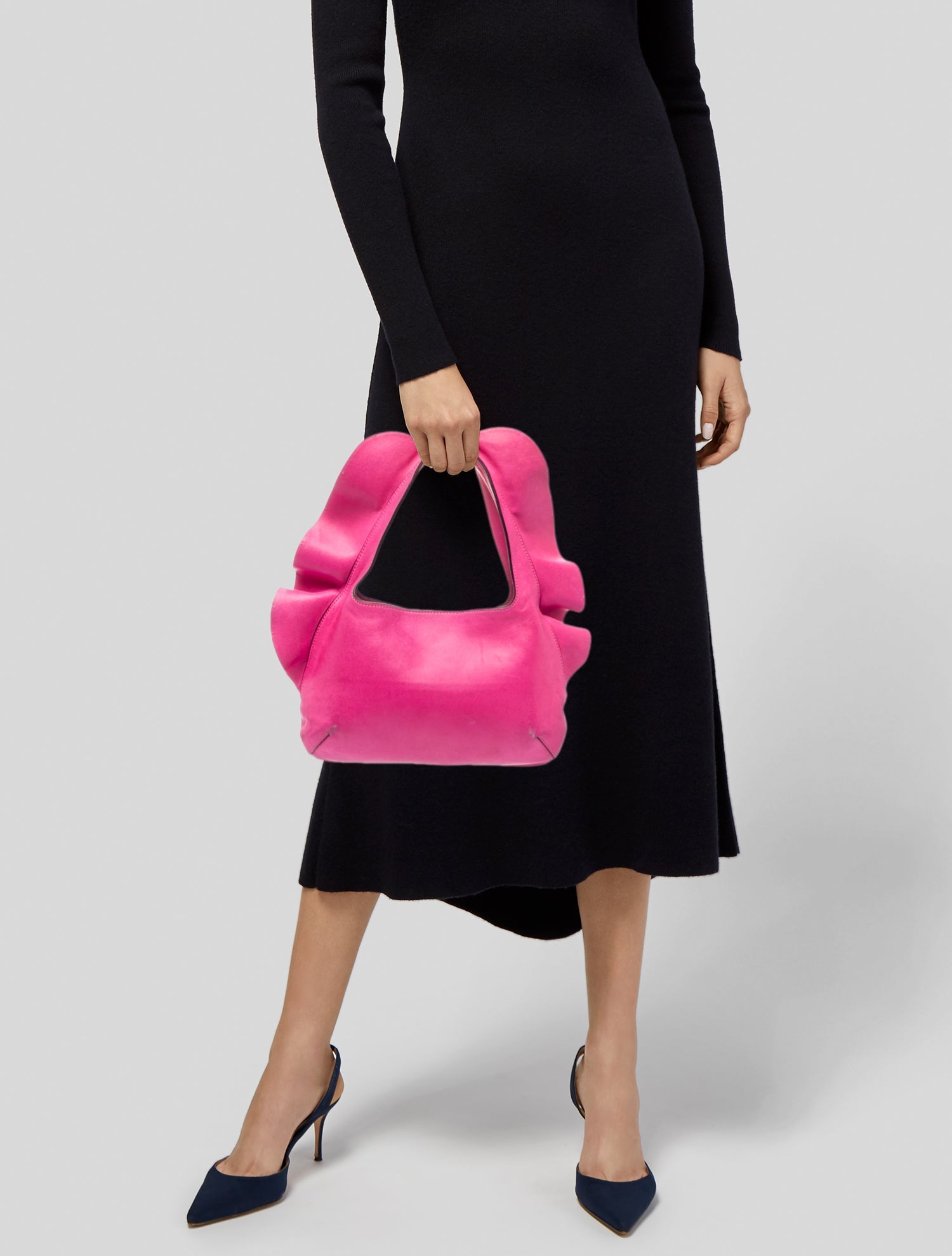 Valentino Leather Top Handle Bag