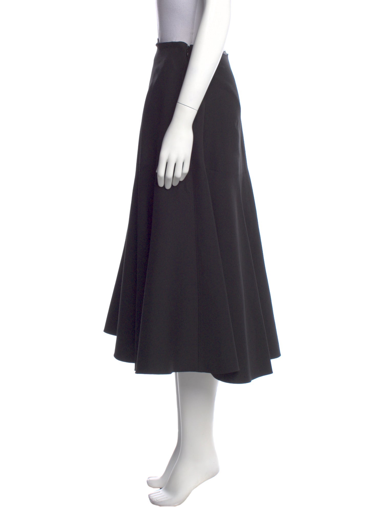 Valentino Virgin Wool Midi Length Skirt