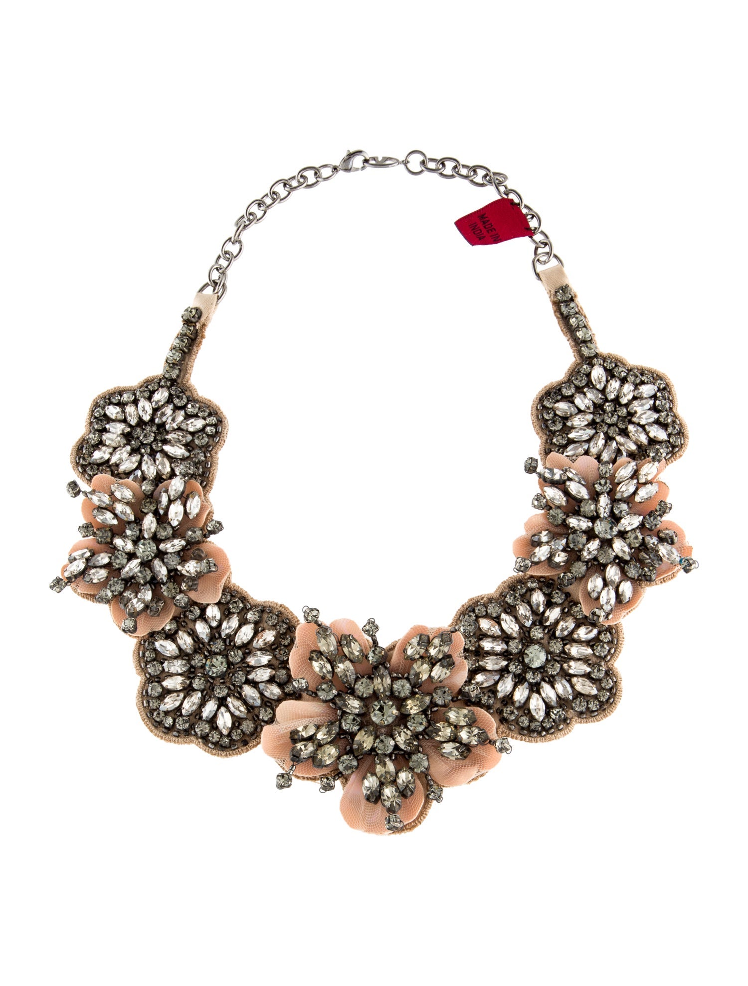Valentino Crystal Collar Necklace