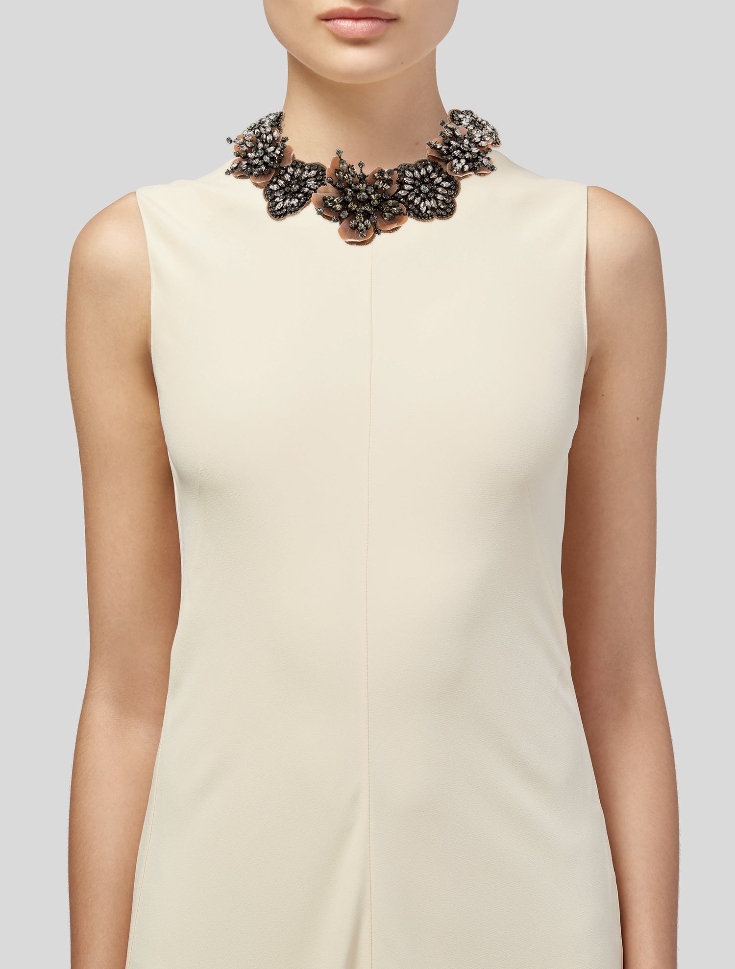 Valentino Crystal Collar Necklace