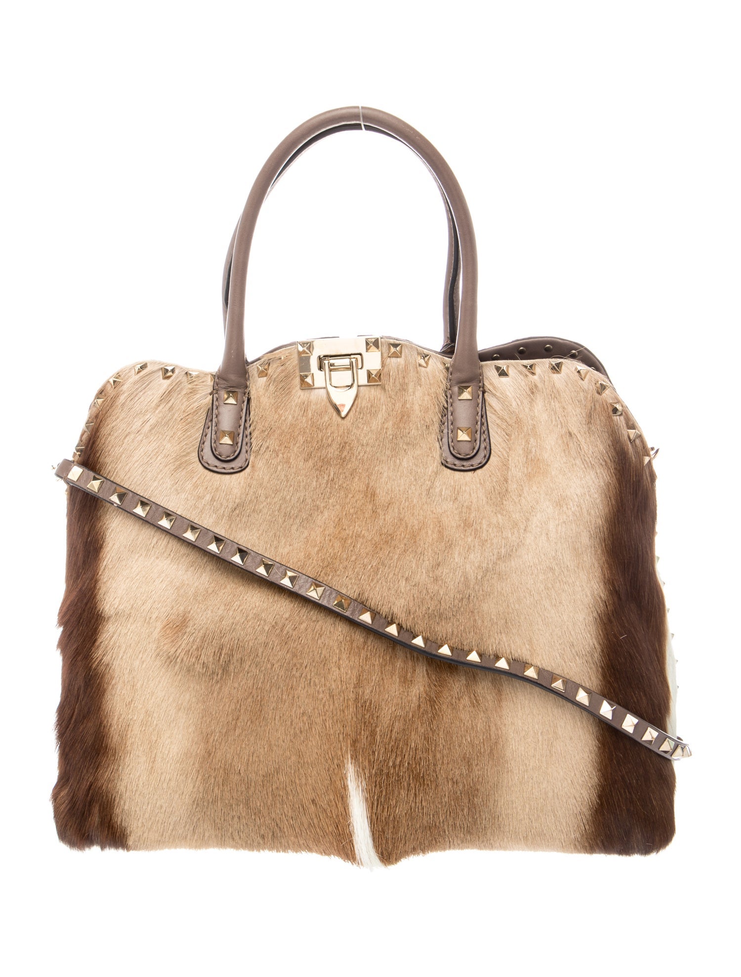 Valentino Rockstud Top Handle Bag