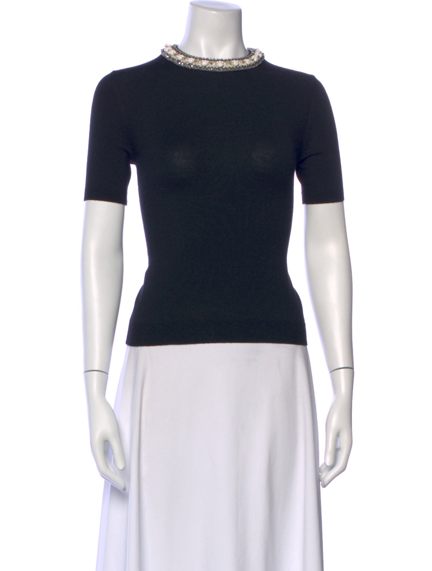 Valentino Wool Mock Neck Sweater