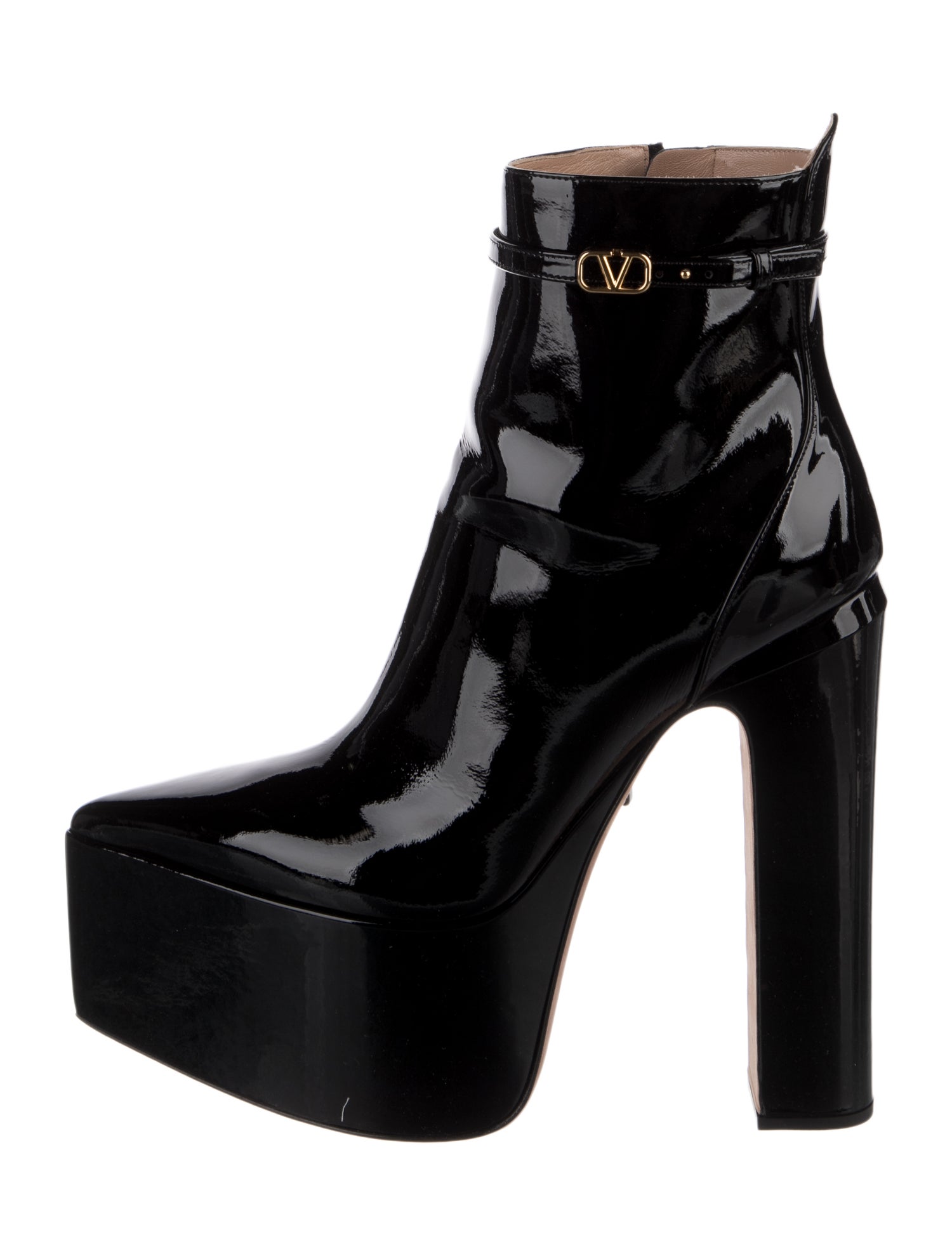 Valentino Patent Leather Boots