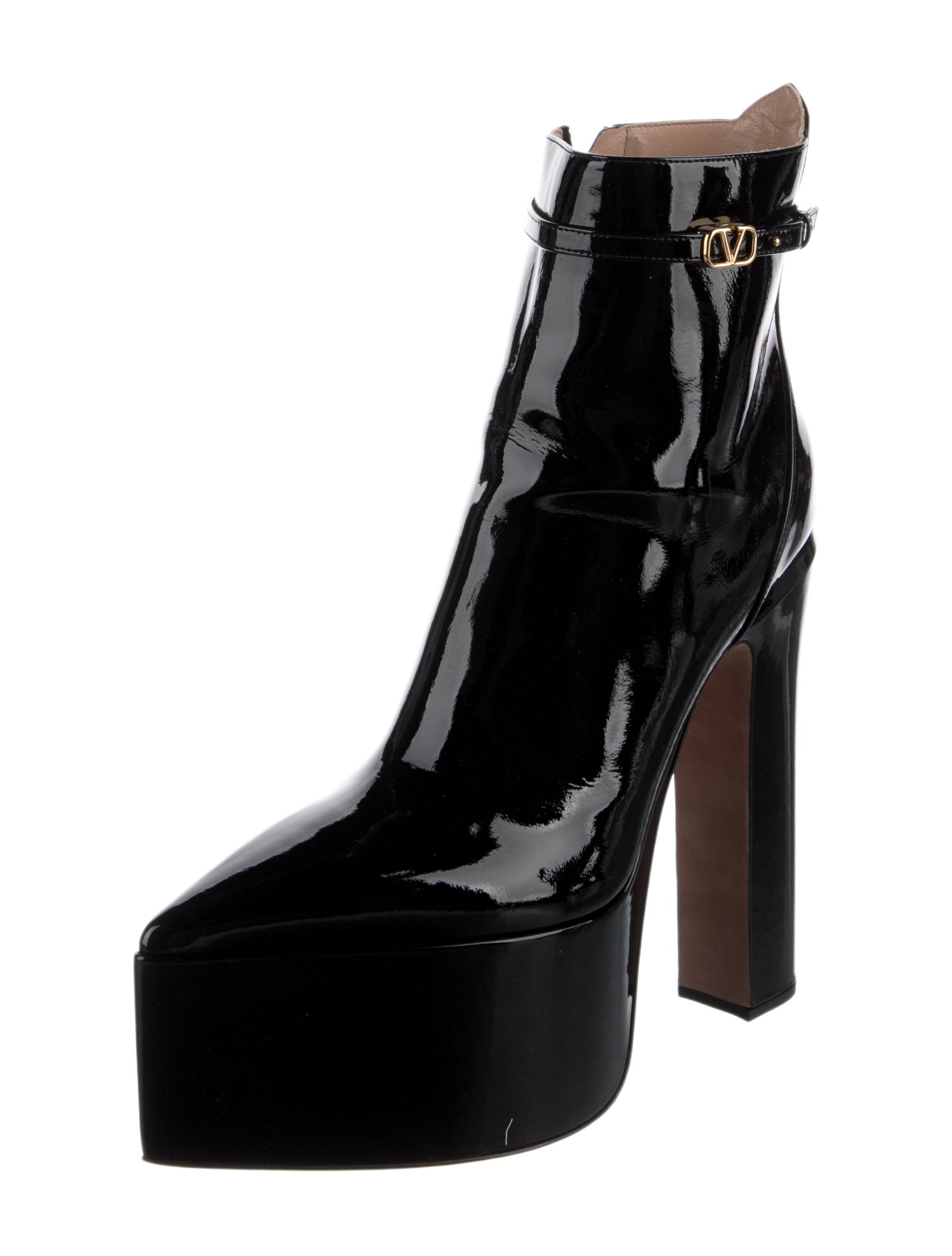Valentino Patent Leather Boots