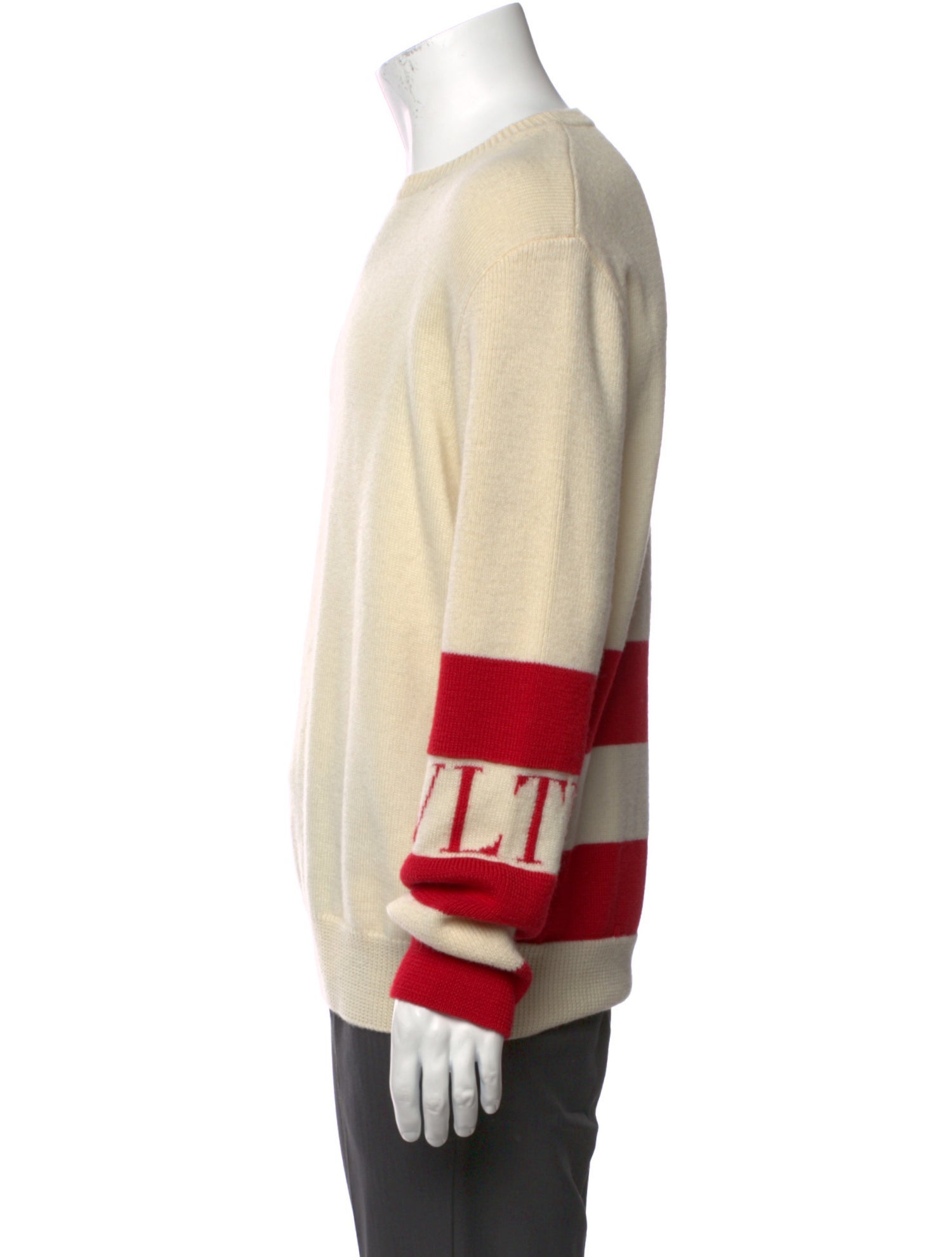 Valentino Virgin Wool Crew Neck Pullover