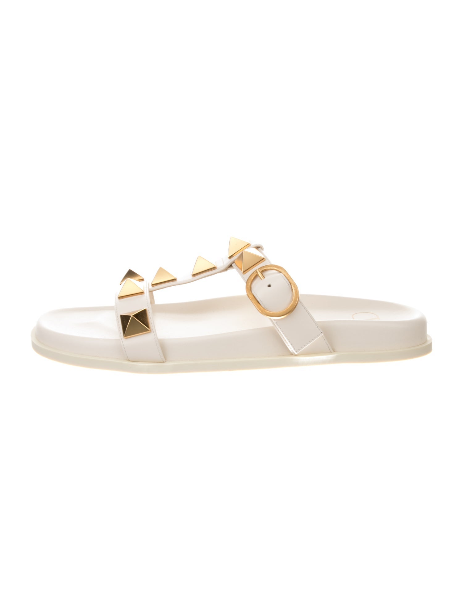 Valentino Leather Slides