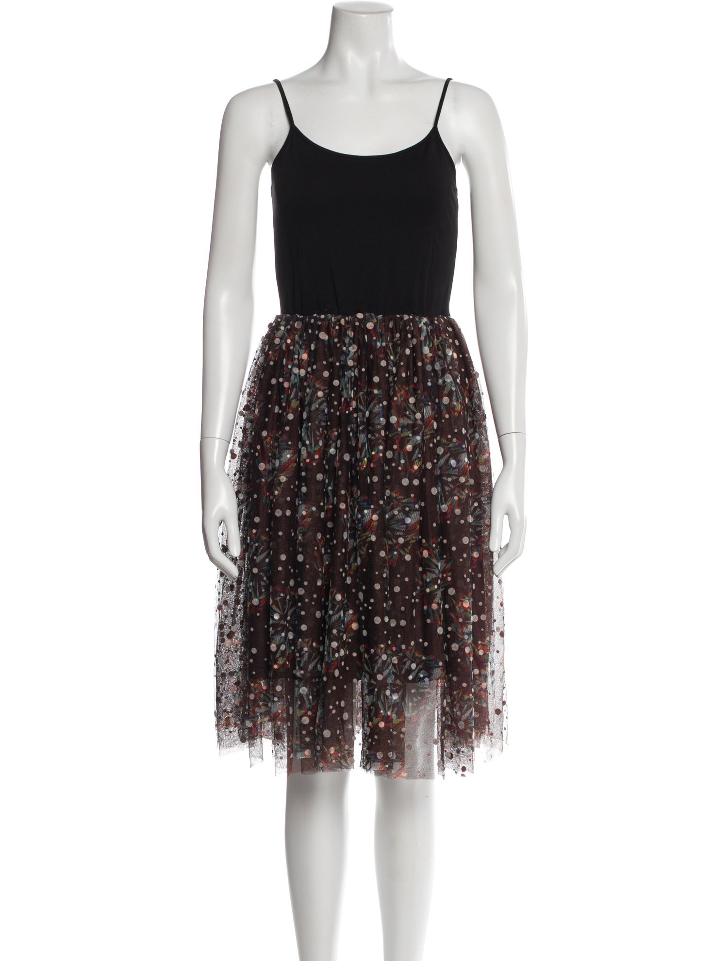 Valentino Printed Knee-Length Dress