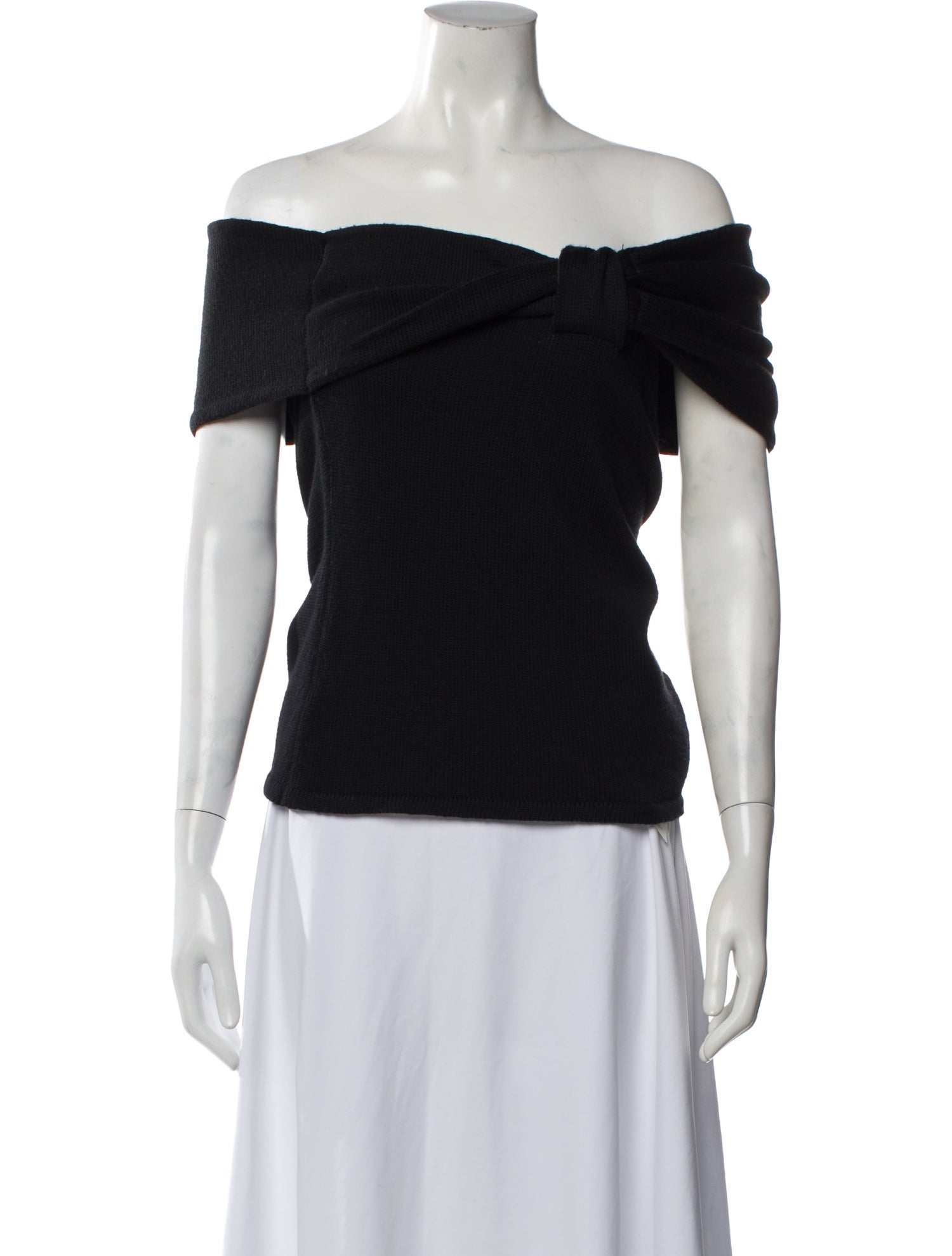 Valentino Wool Off-The-Shoulder Sweater