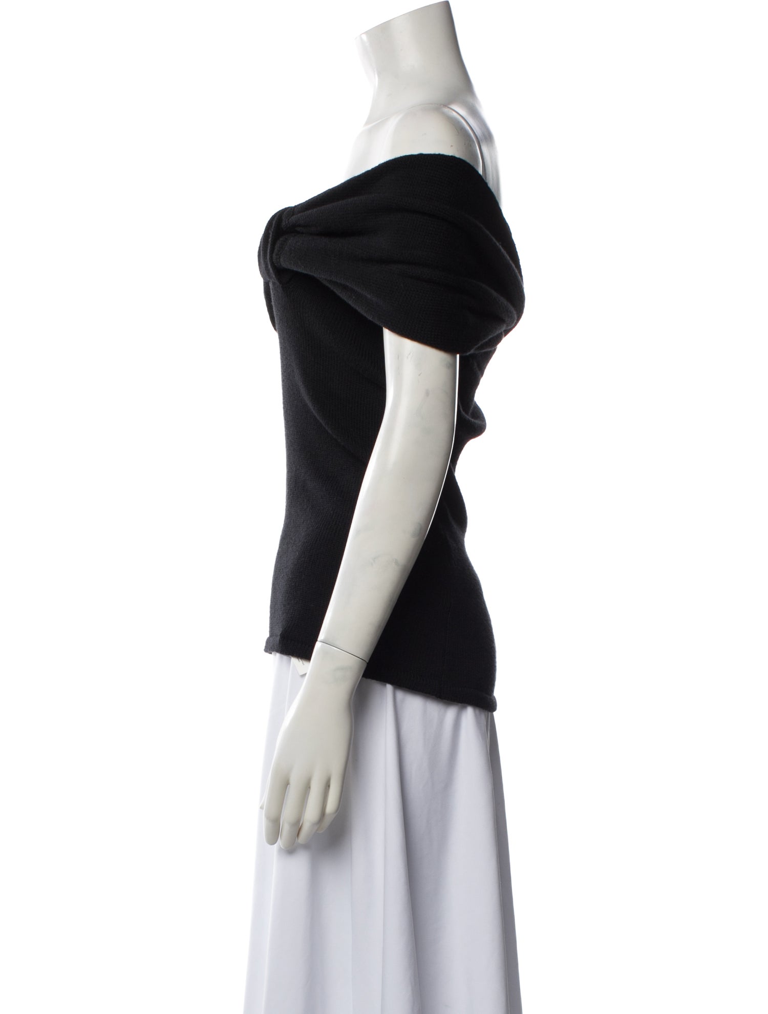 Valentino Wool Off-The-Shoulder Sweater