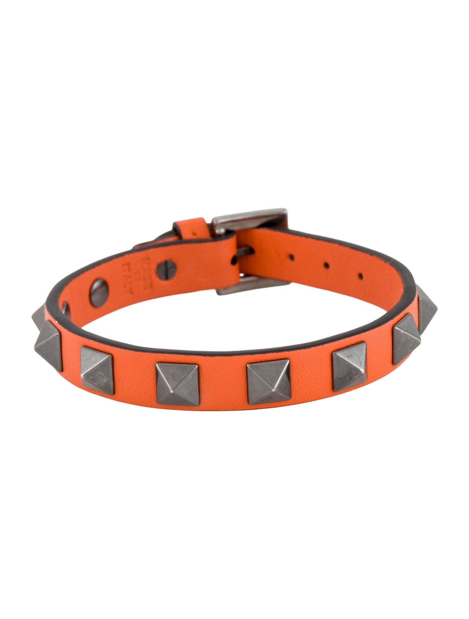 Valentino Leather Rockstud Wrap Bracelet