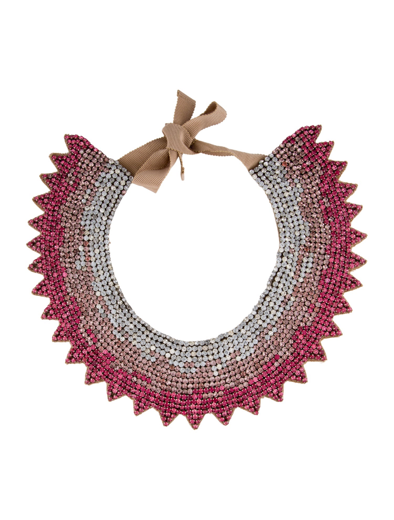 Valentino Crystal Collar Necklace