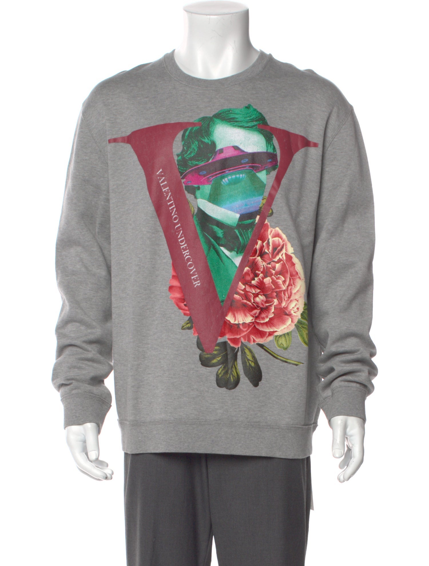 Valentino Graphic Print Crew Neck Pullover