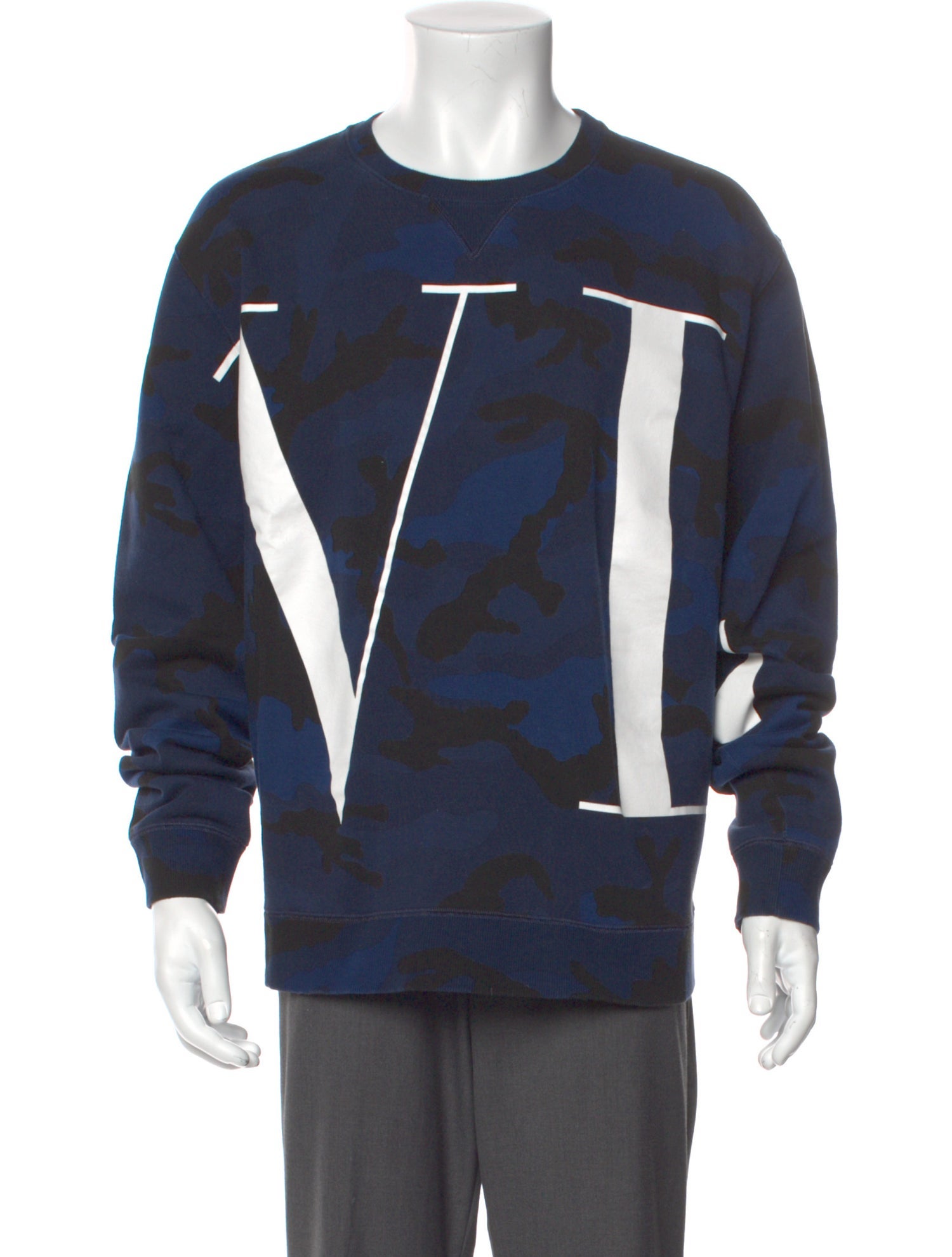 Valentino Graphic Print Crew Neck Pullover