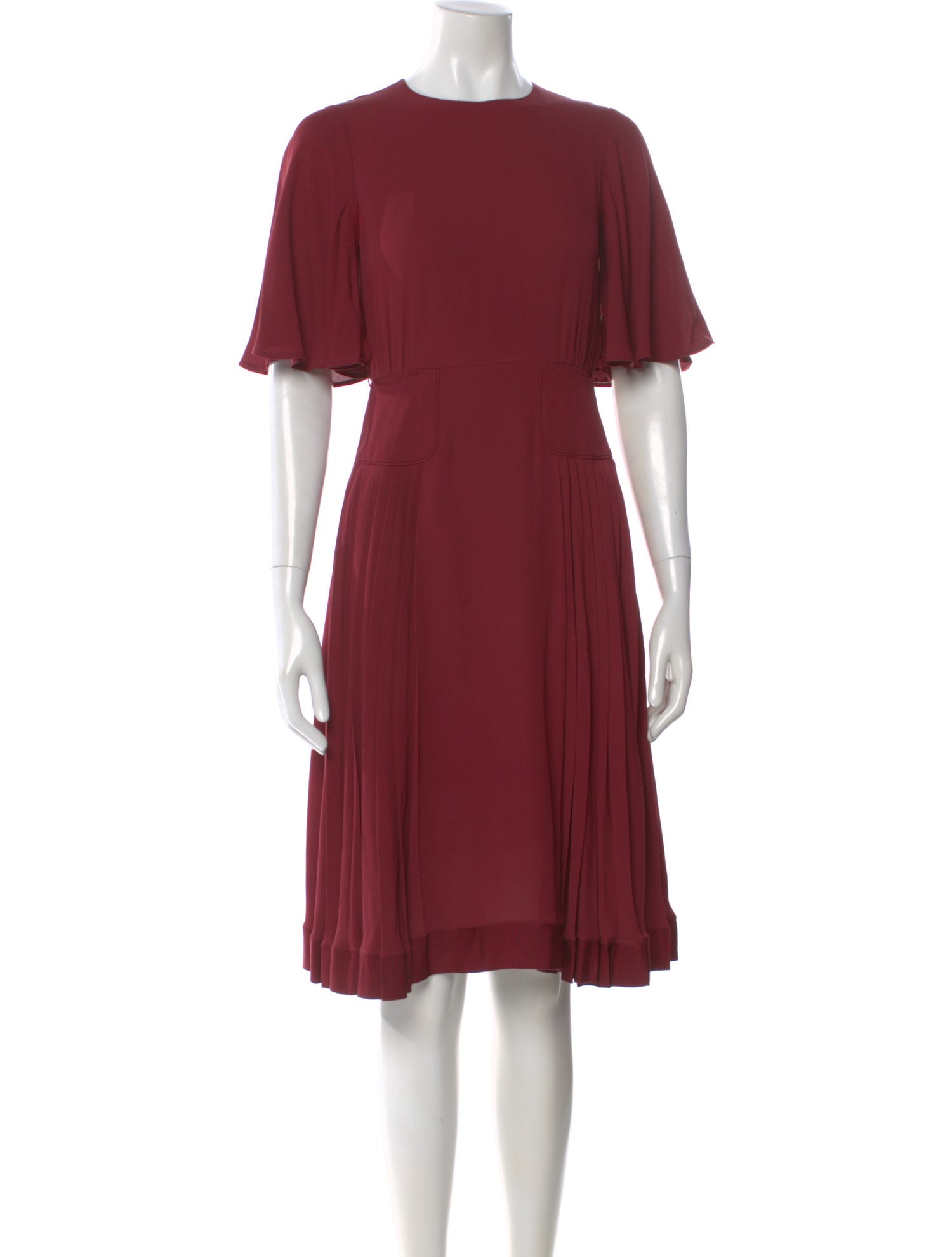 valentino silk a line dress Knee-Length - Red Dresses, Clothing - VAL555662 valentino dresses 2025
