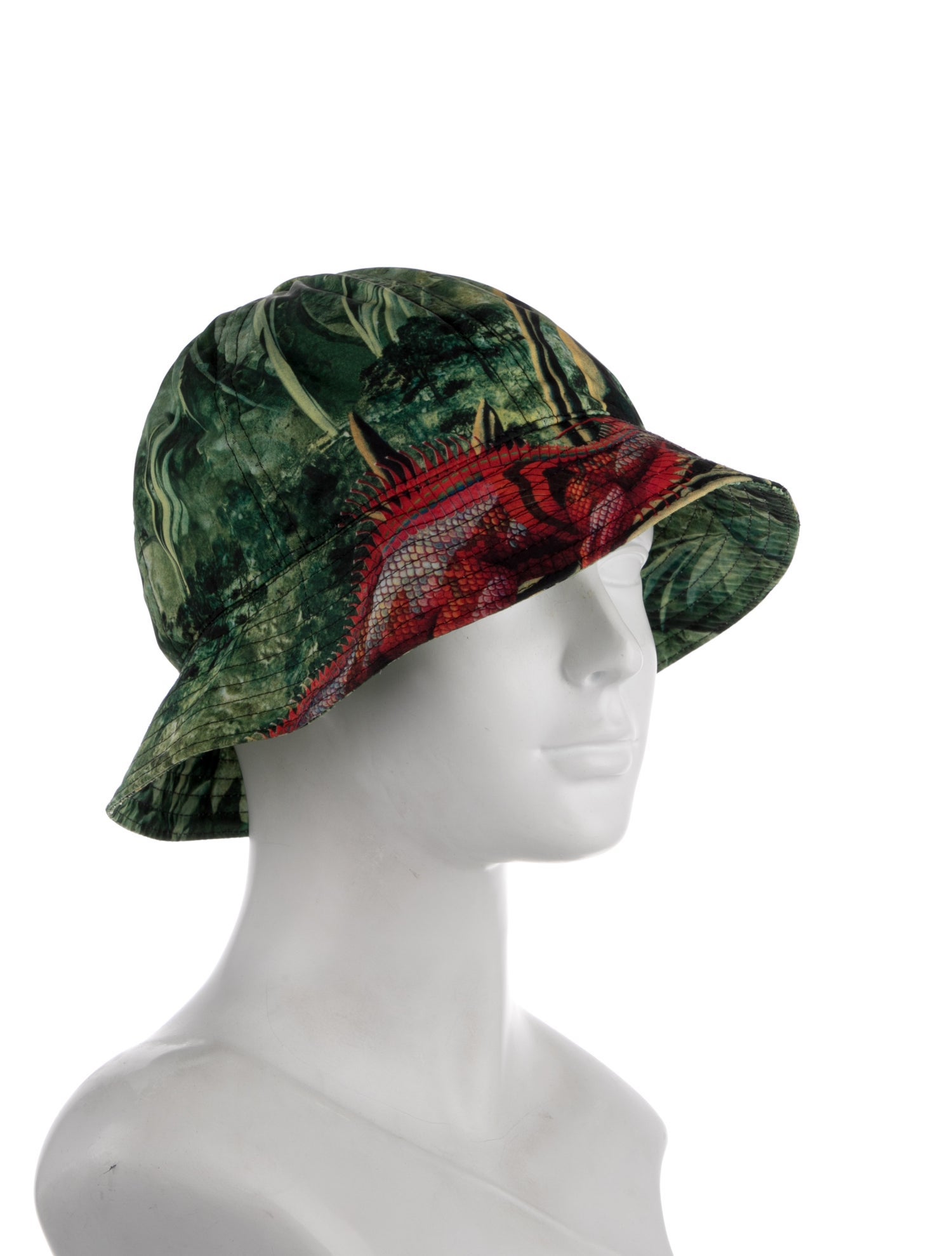 Valentino Pattern Print Polyester Bucket Hat
