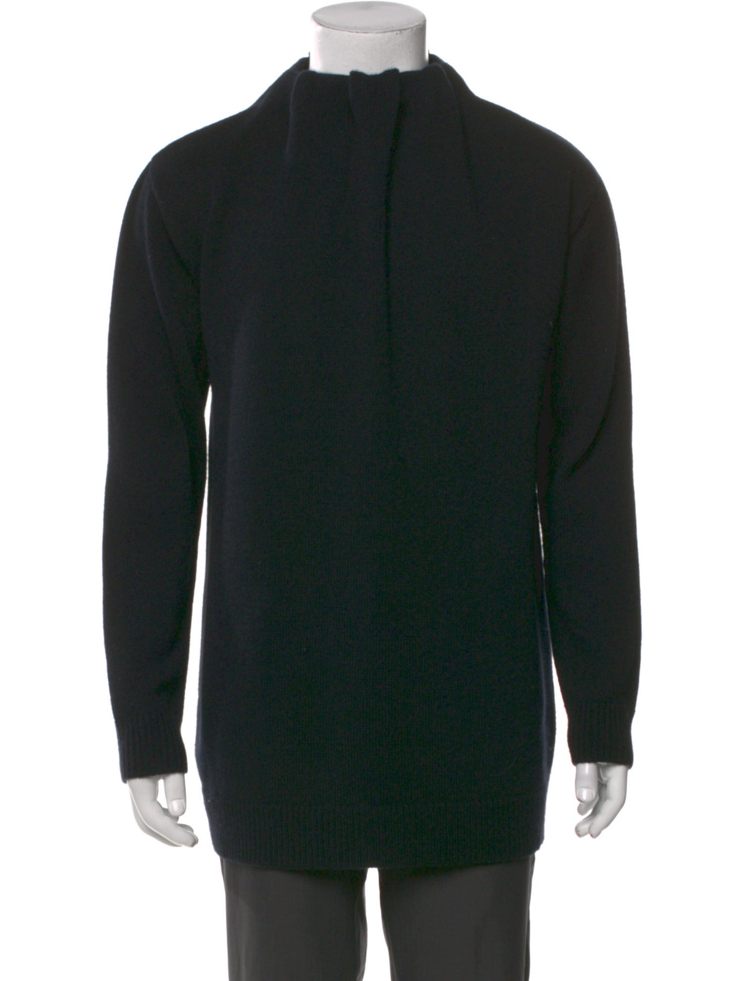 Valentino Cashmere Mock Neck Cardigan