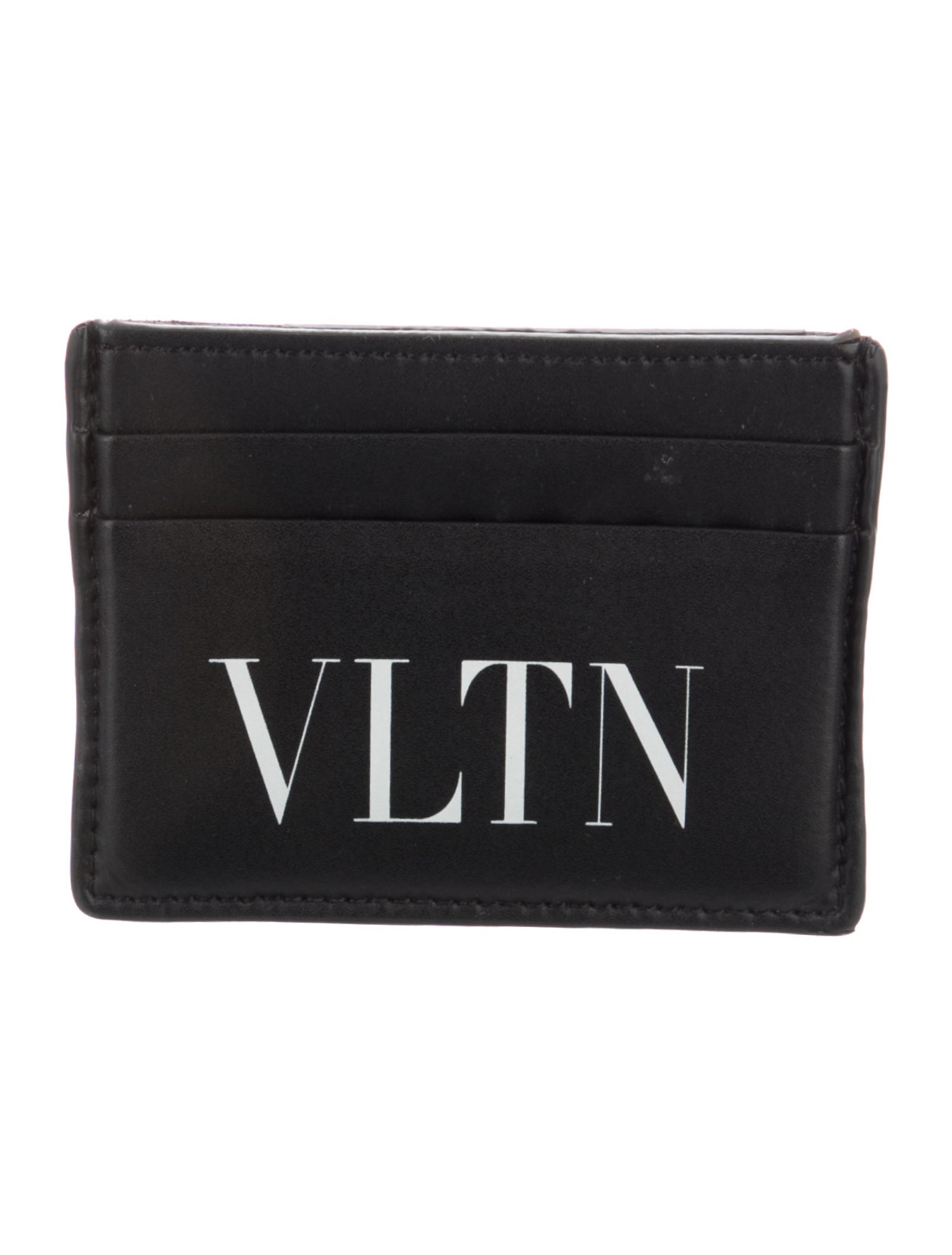 Valentino Small Credit Card Holder Leather Card Holder