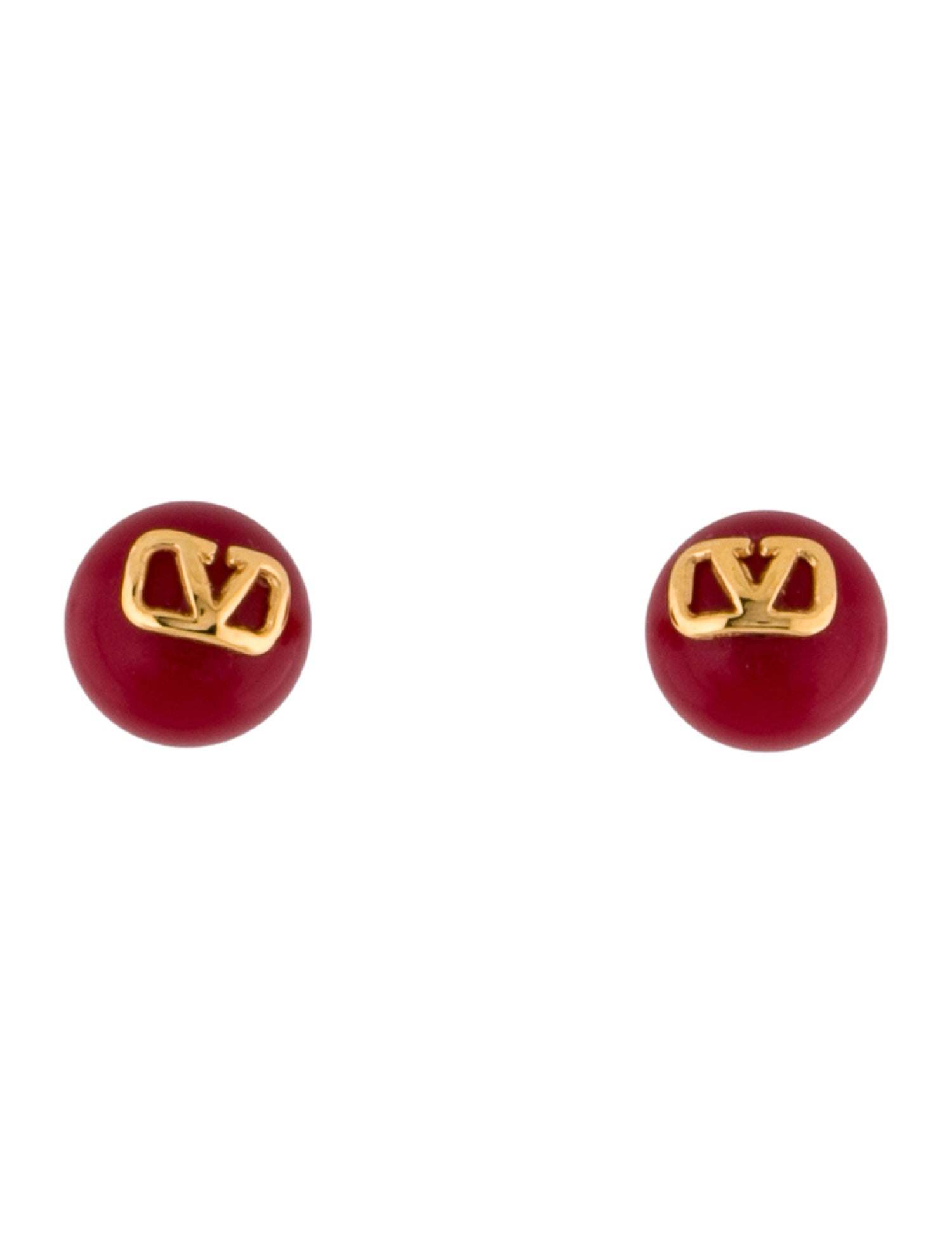 Valentino VLogo Stud Earrings