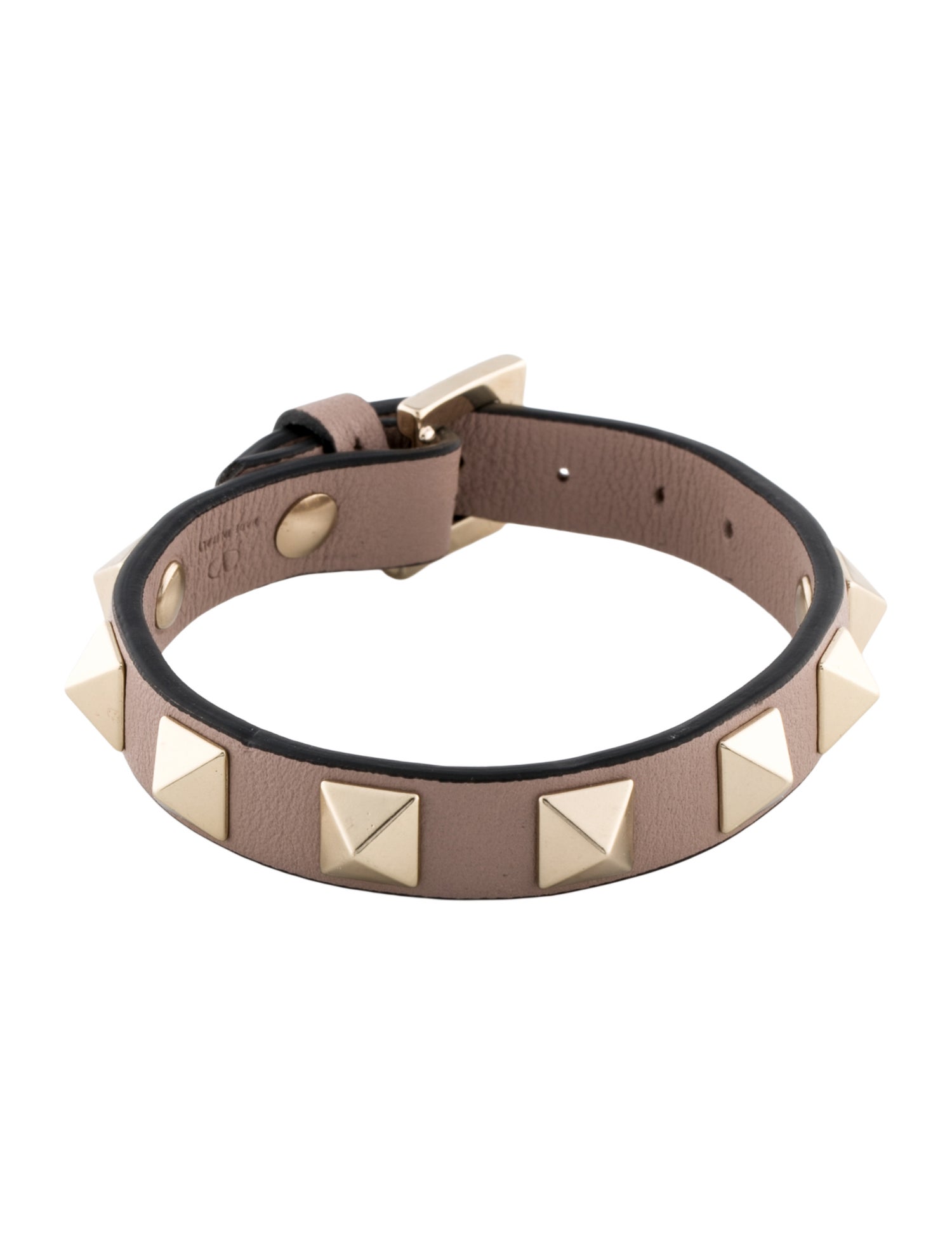 Valentino Rockstud Leather Wrap Bracelet