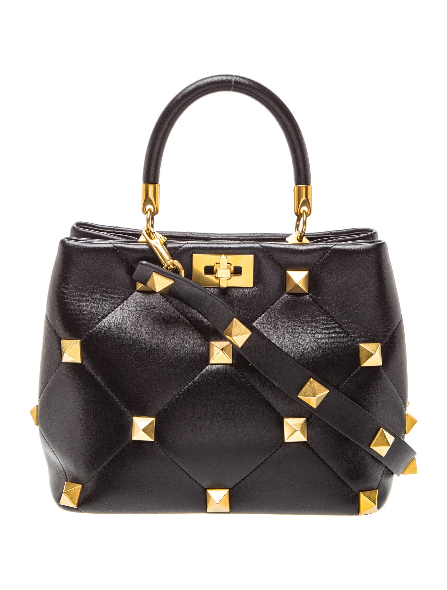 Valentino Roman Stud Top Handle Bag
