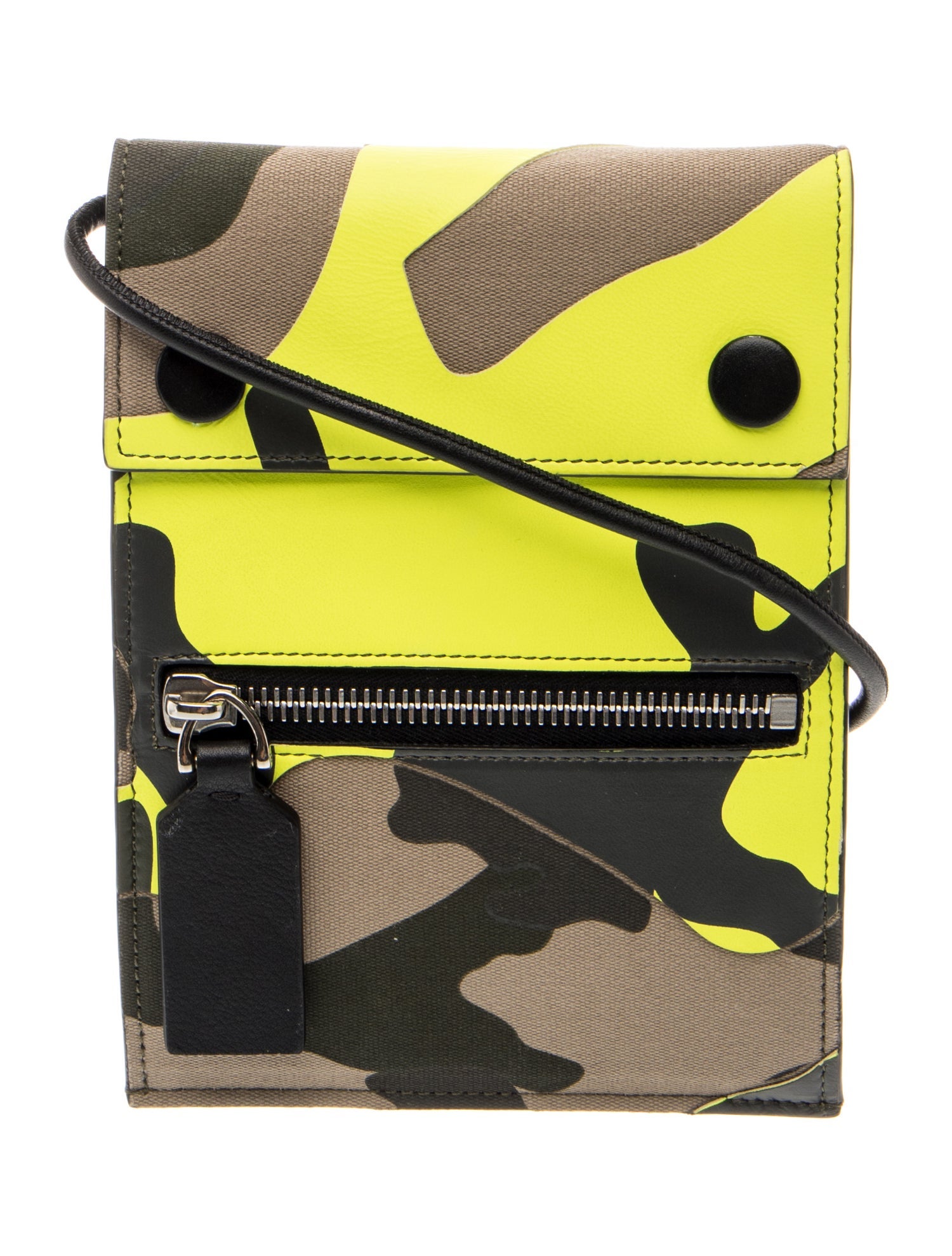Valentino Leather Messenger Bag