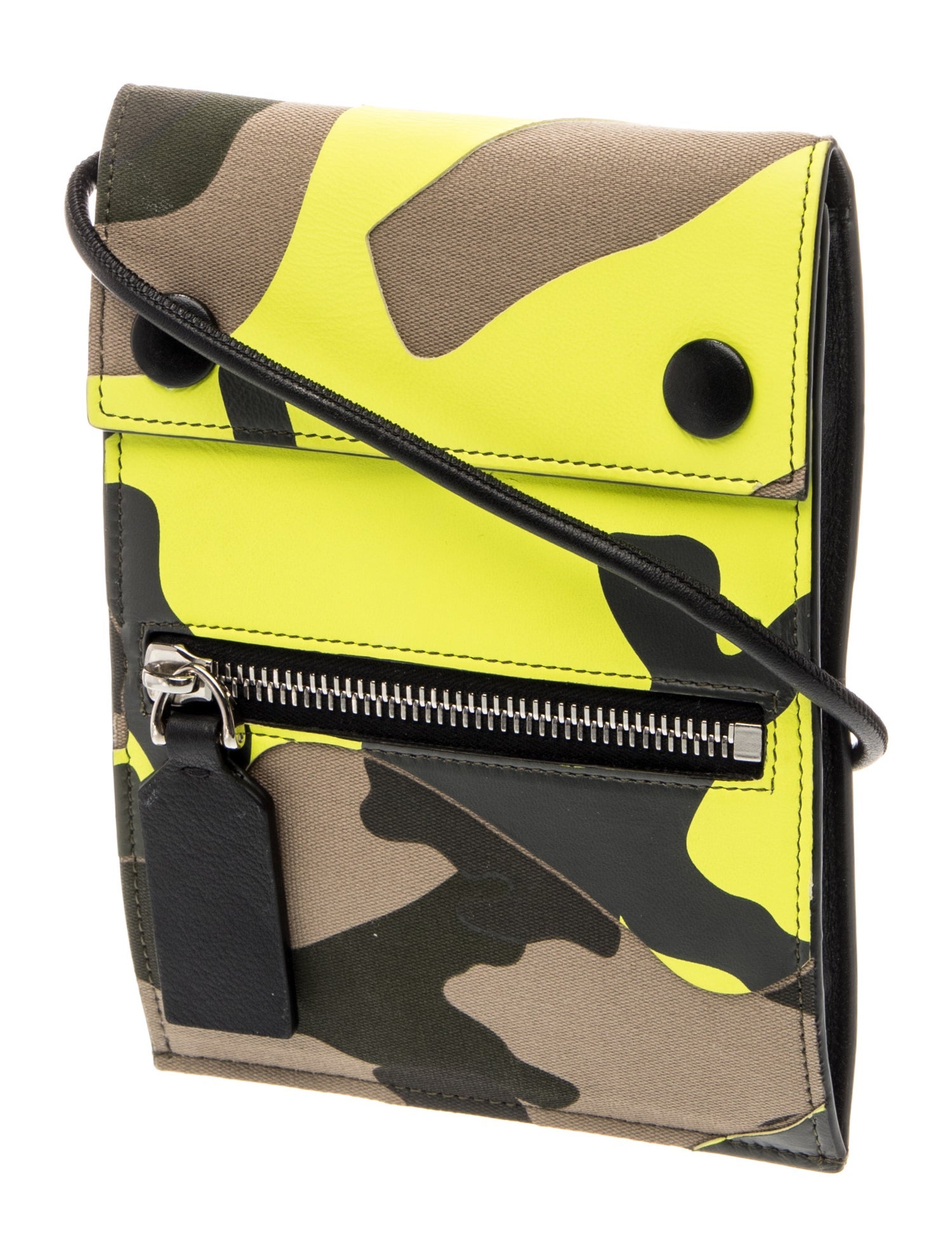 Valentino Leather Messenger Bag