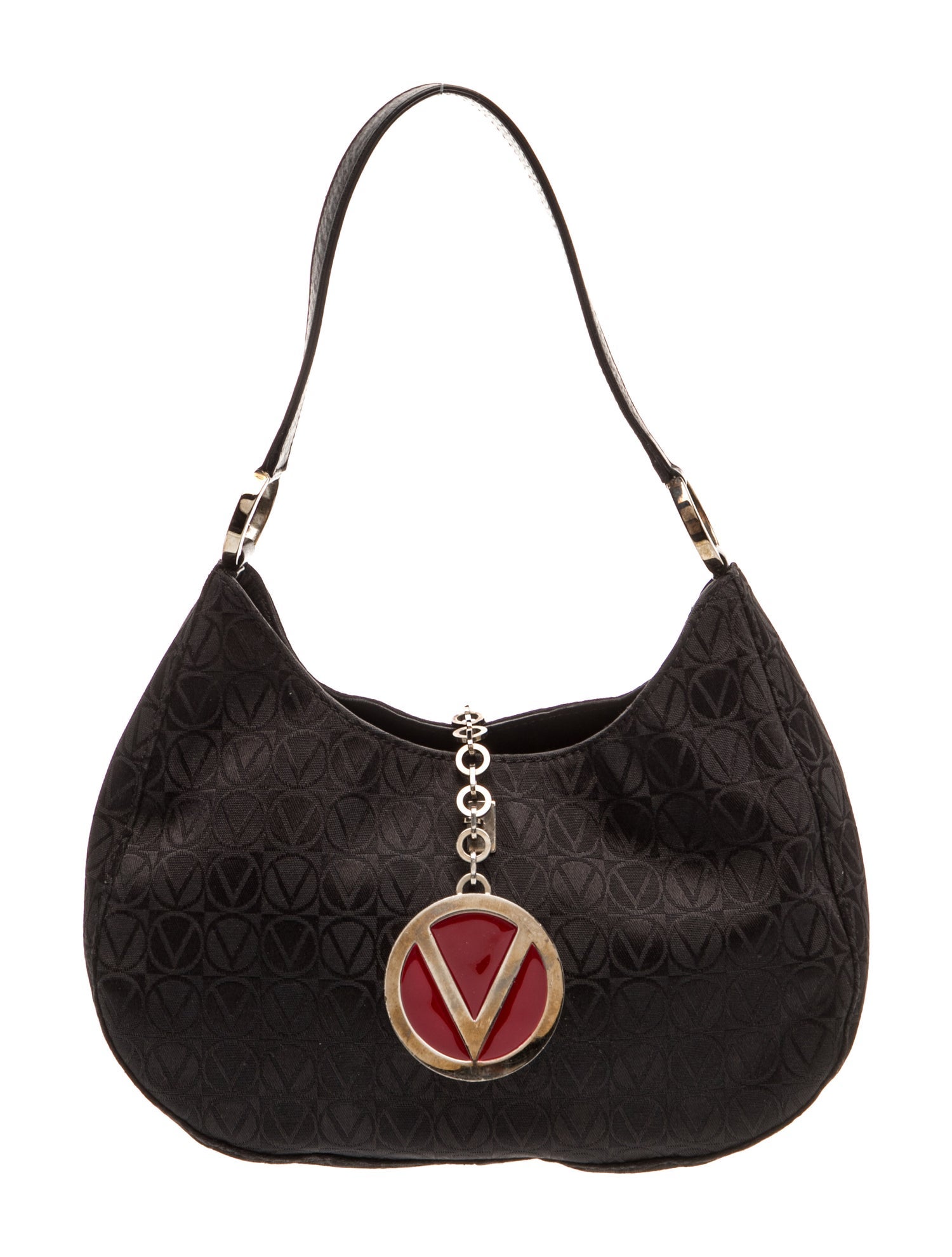 Valentino Vlogo Shoulder Bag - Black Shoulder Bags, Handbags 