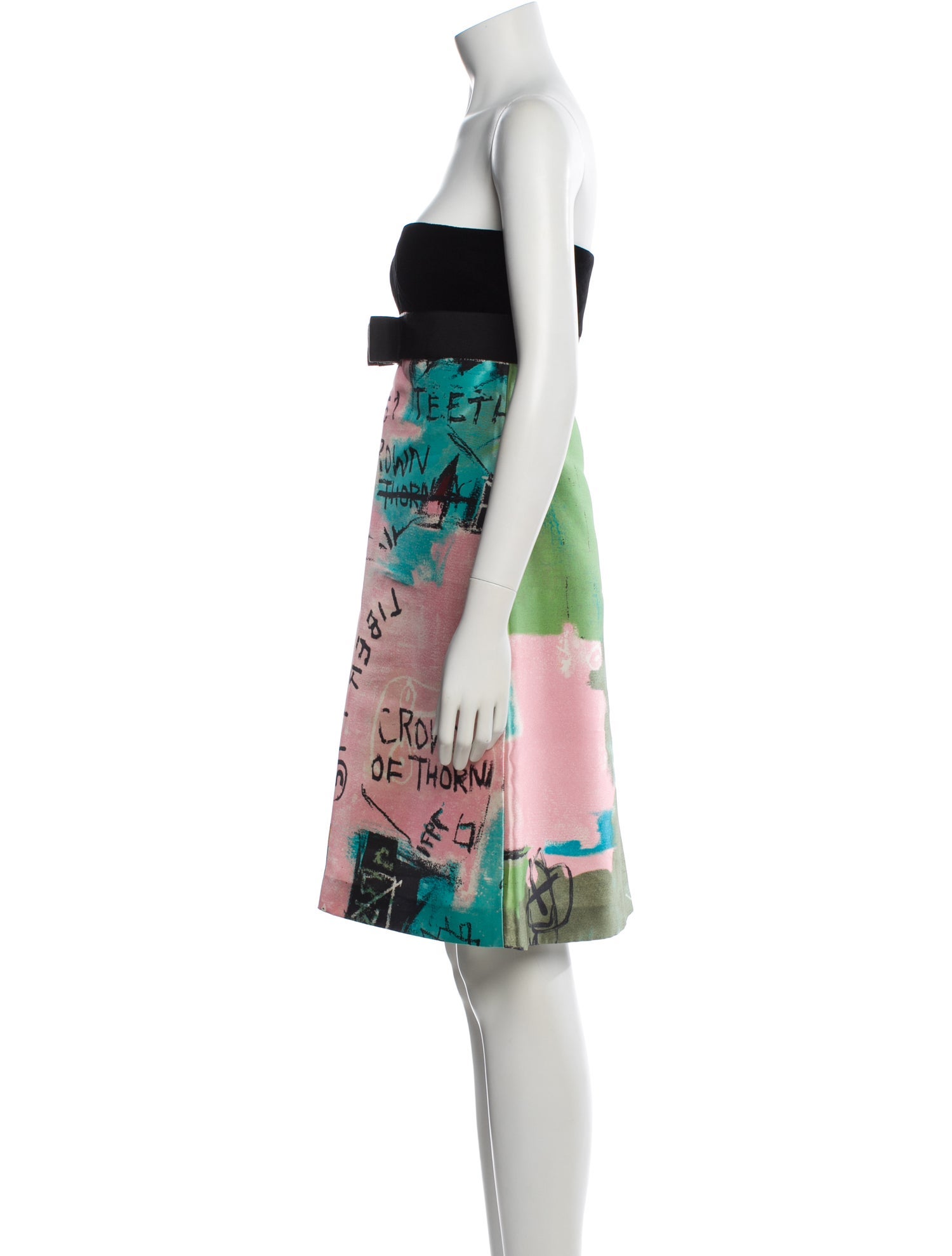 Valentino Vintage 2006 'Basquiat Tribute' Mini Dress