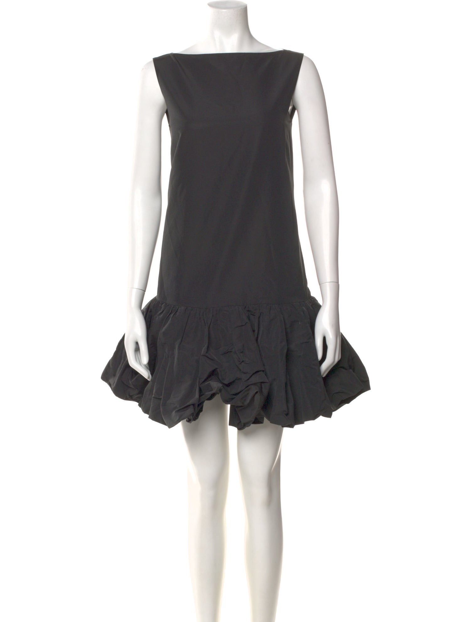 Valentino Bateau Neckline Mini Dress