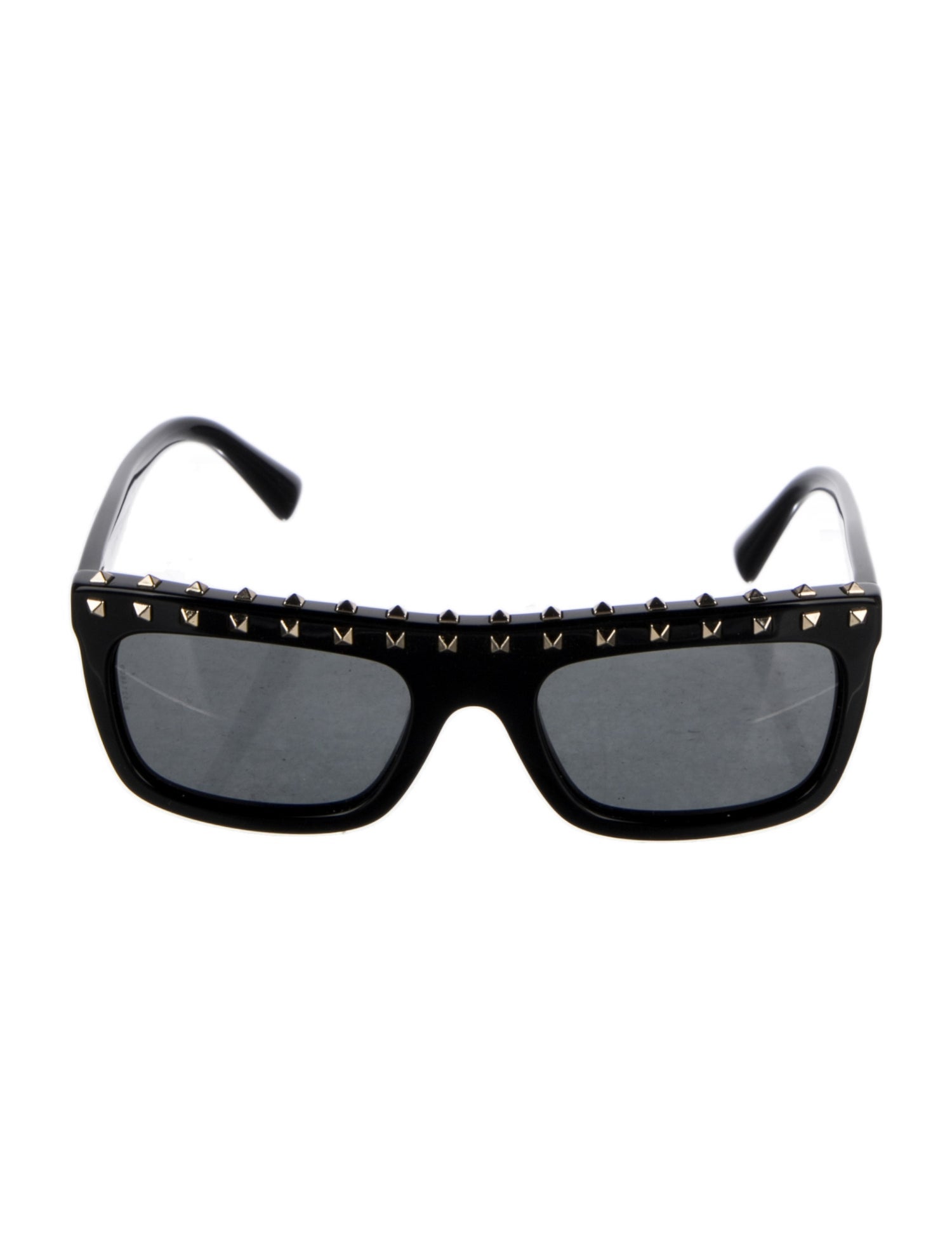 Valentino Rockstud Accents Wayfarer Sunglasses