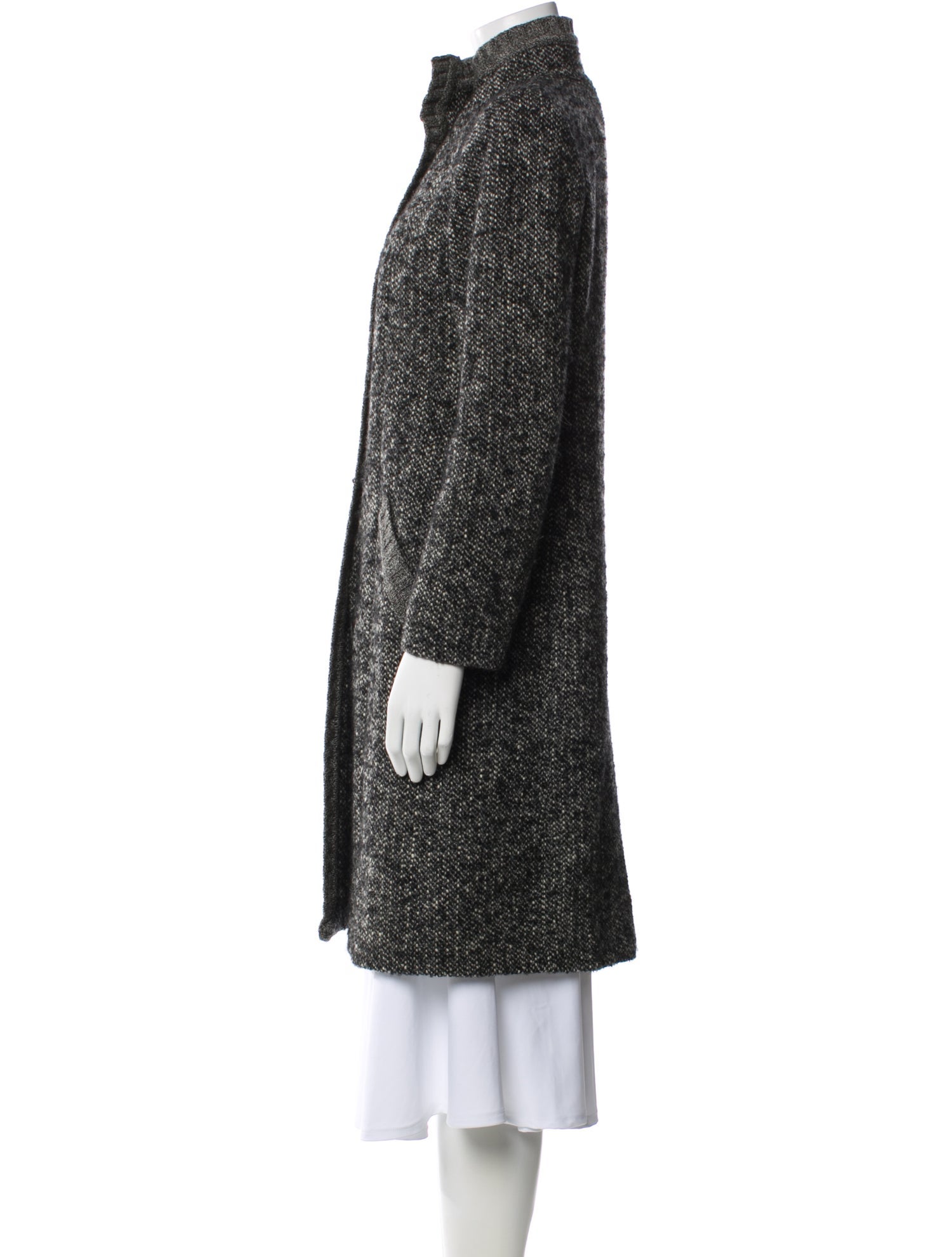 Valentino Vintage Tweed Pattern Coat