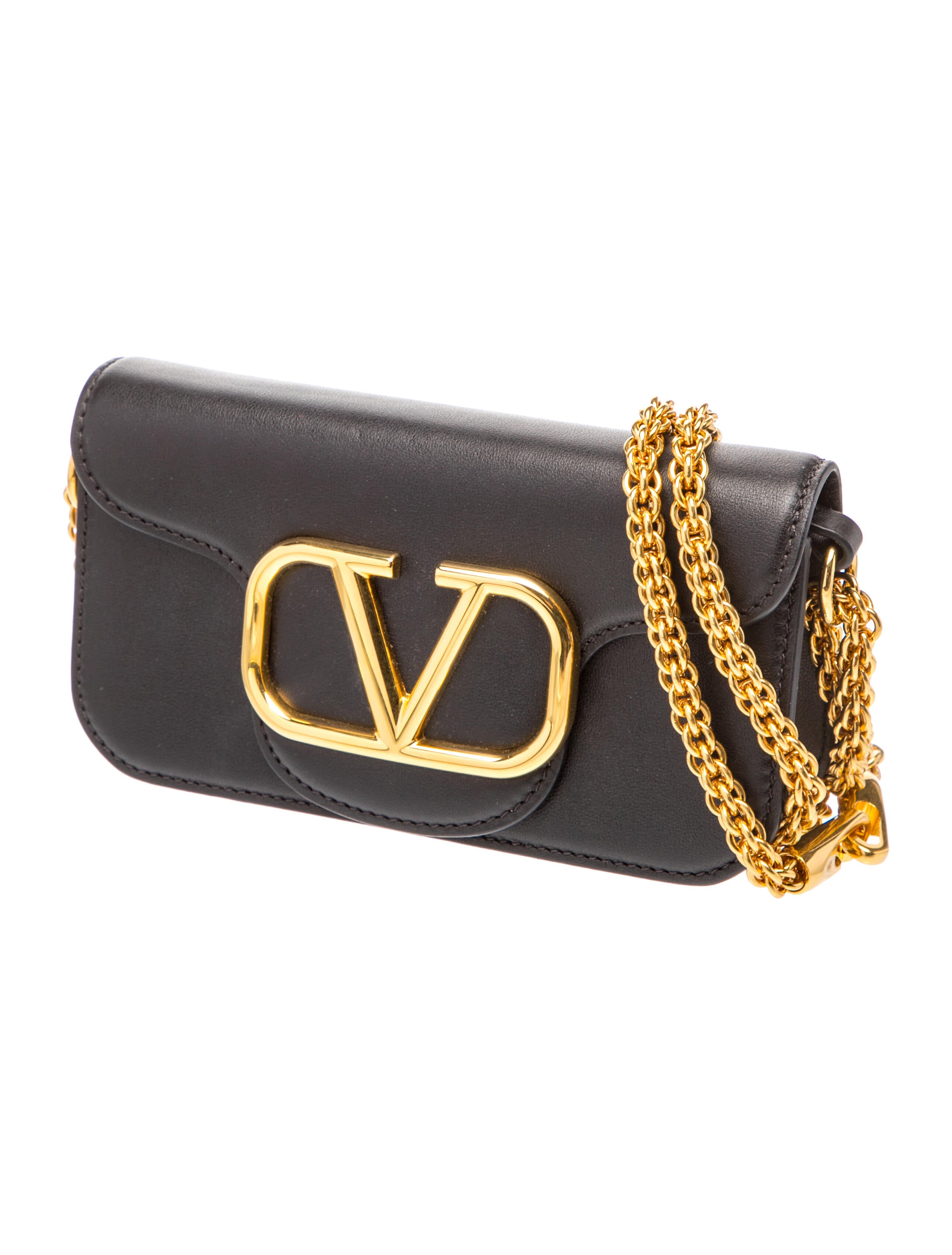 Valentino Vlogo LOCÒ - Black Crossbody Bags, Handbags - VAL560900