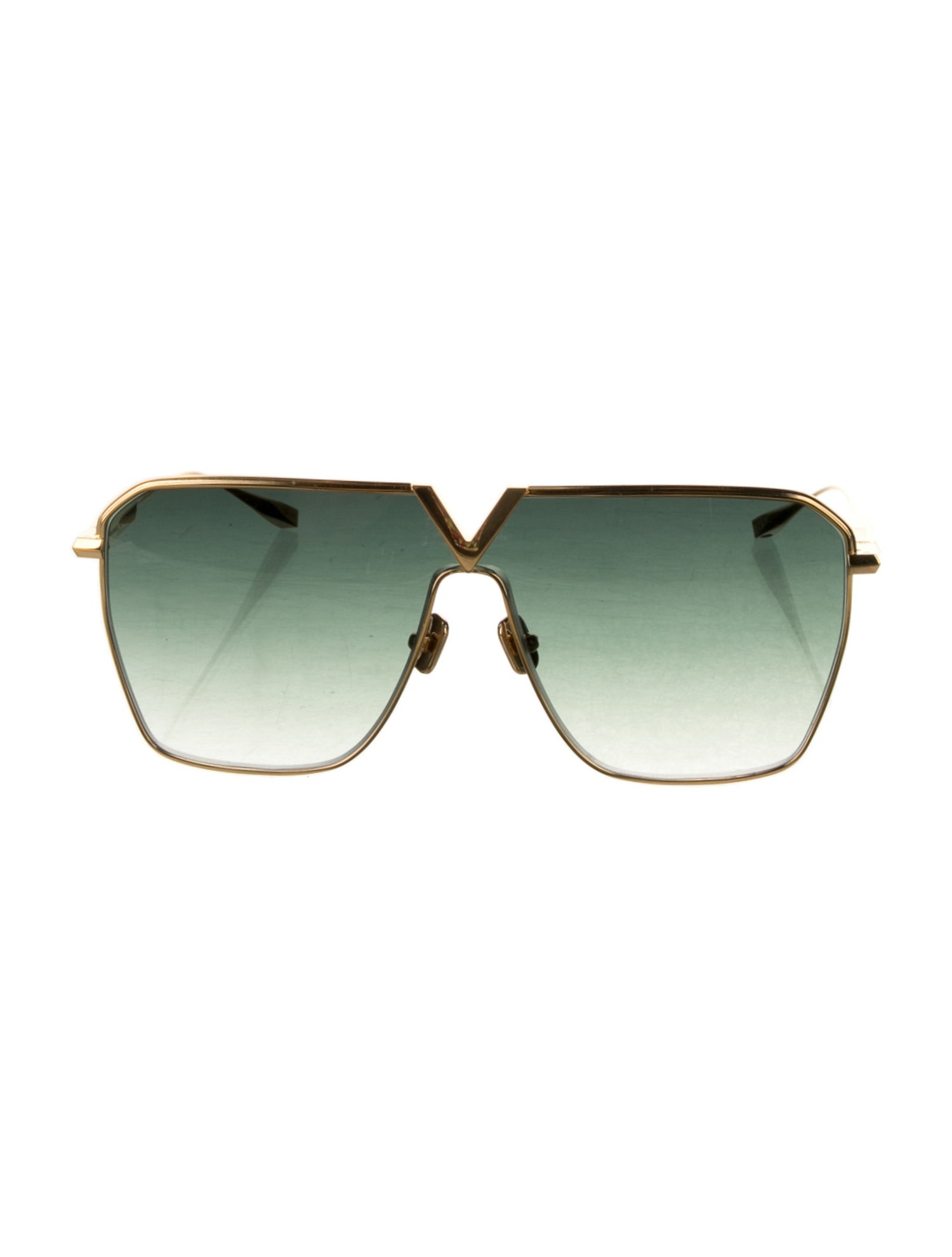 Valentino Square Gradient Sunglasses