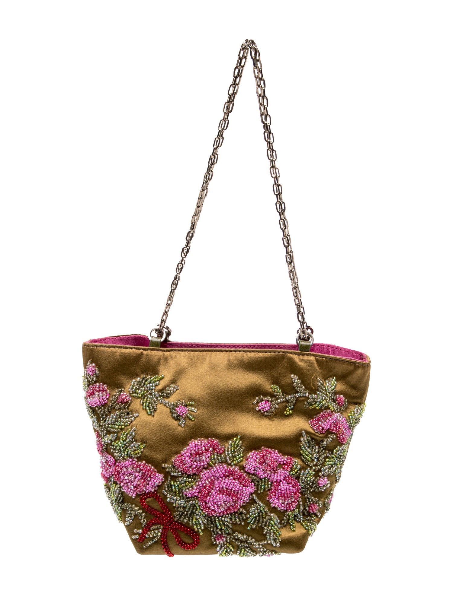 Valentino Satin Top Handle Bag