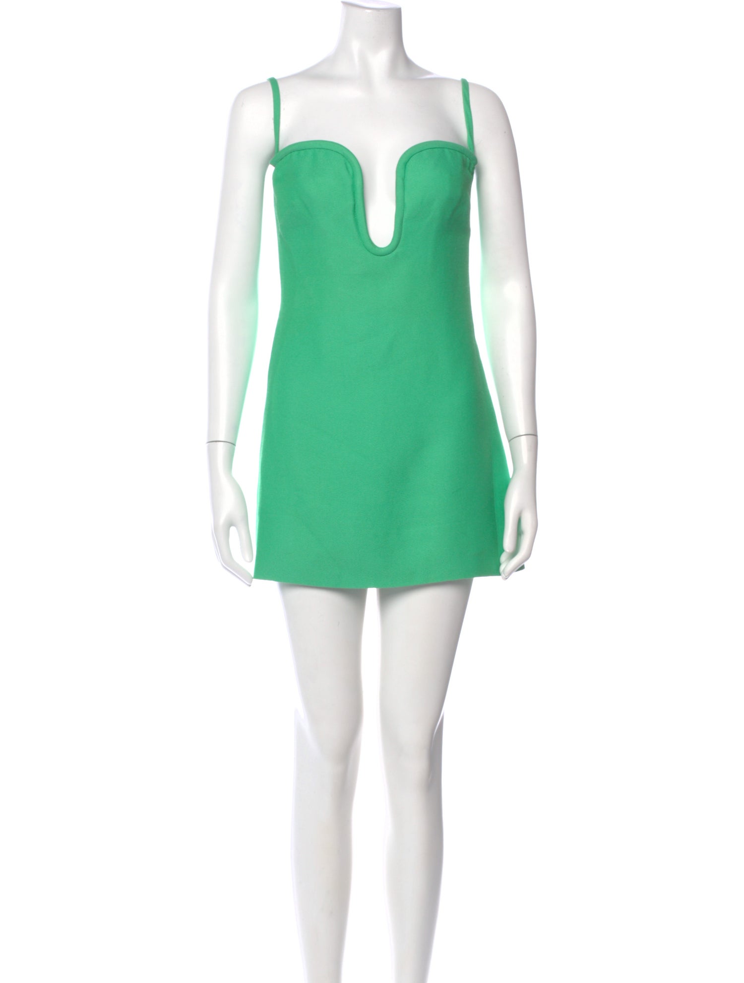 Valentino Square Neckline Mini Dress