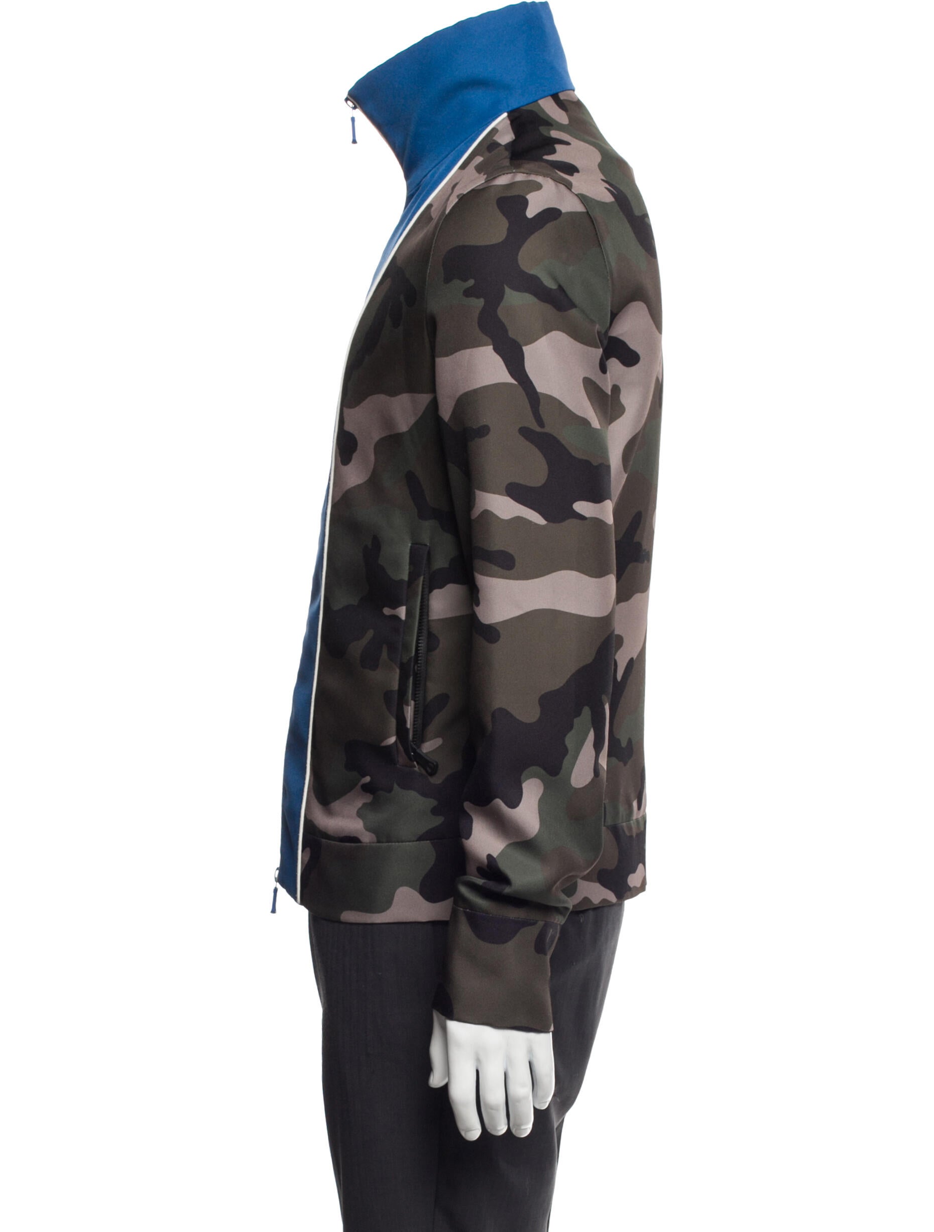 Valentino Camouflage Print Windbreaker