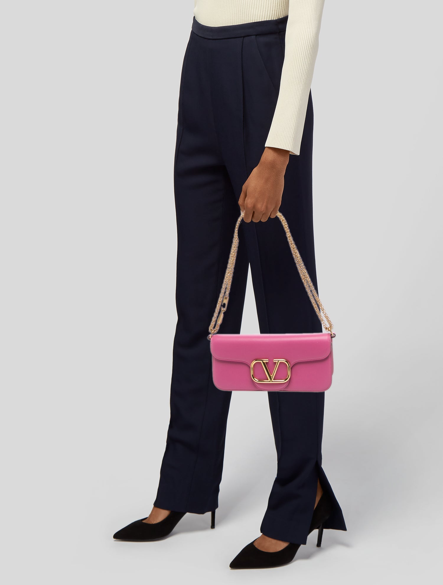 Valentino Leather Shoulder Bag